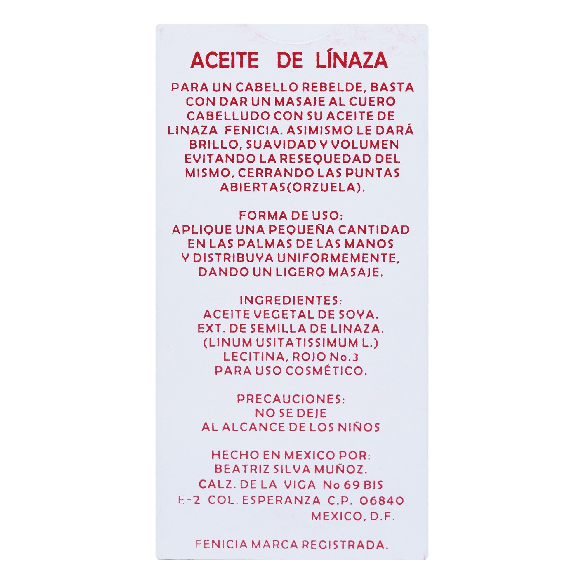 Aceite De Linaza 60 Ml