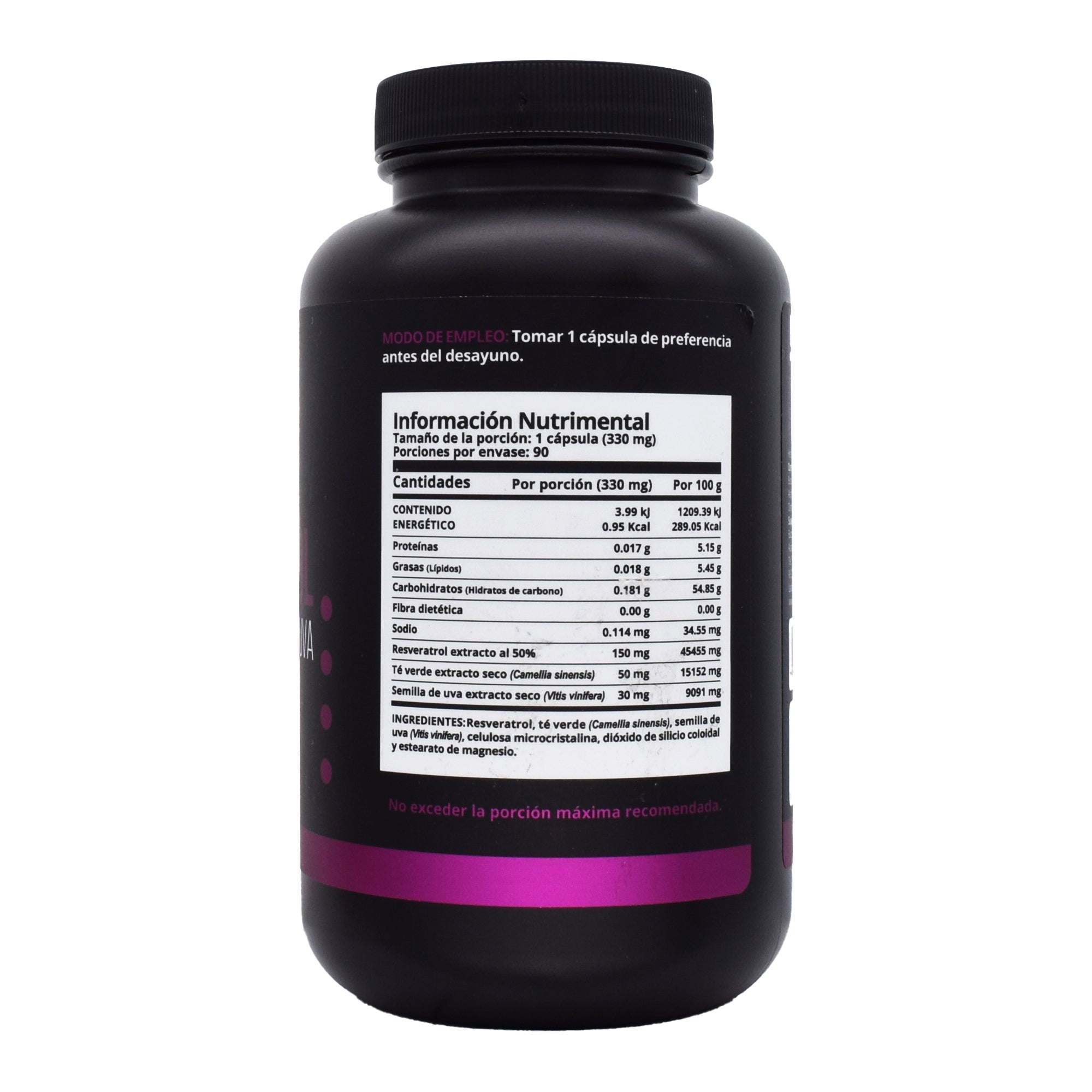 Resveratrol Te Verde Y Semilla De Uva 90 Cap