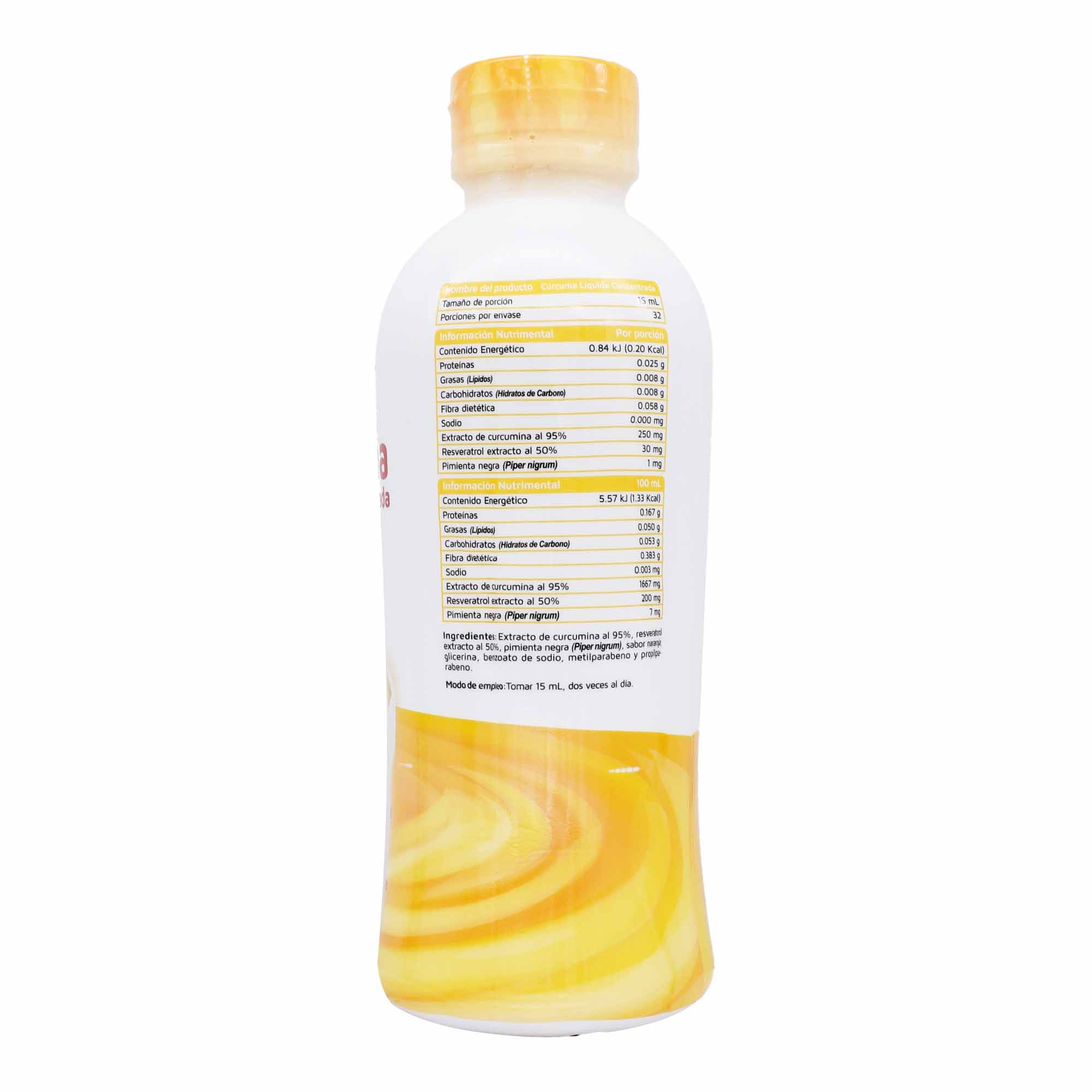 Curcuma Liquida Concentrada 480 Ml