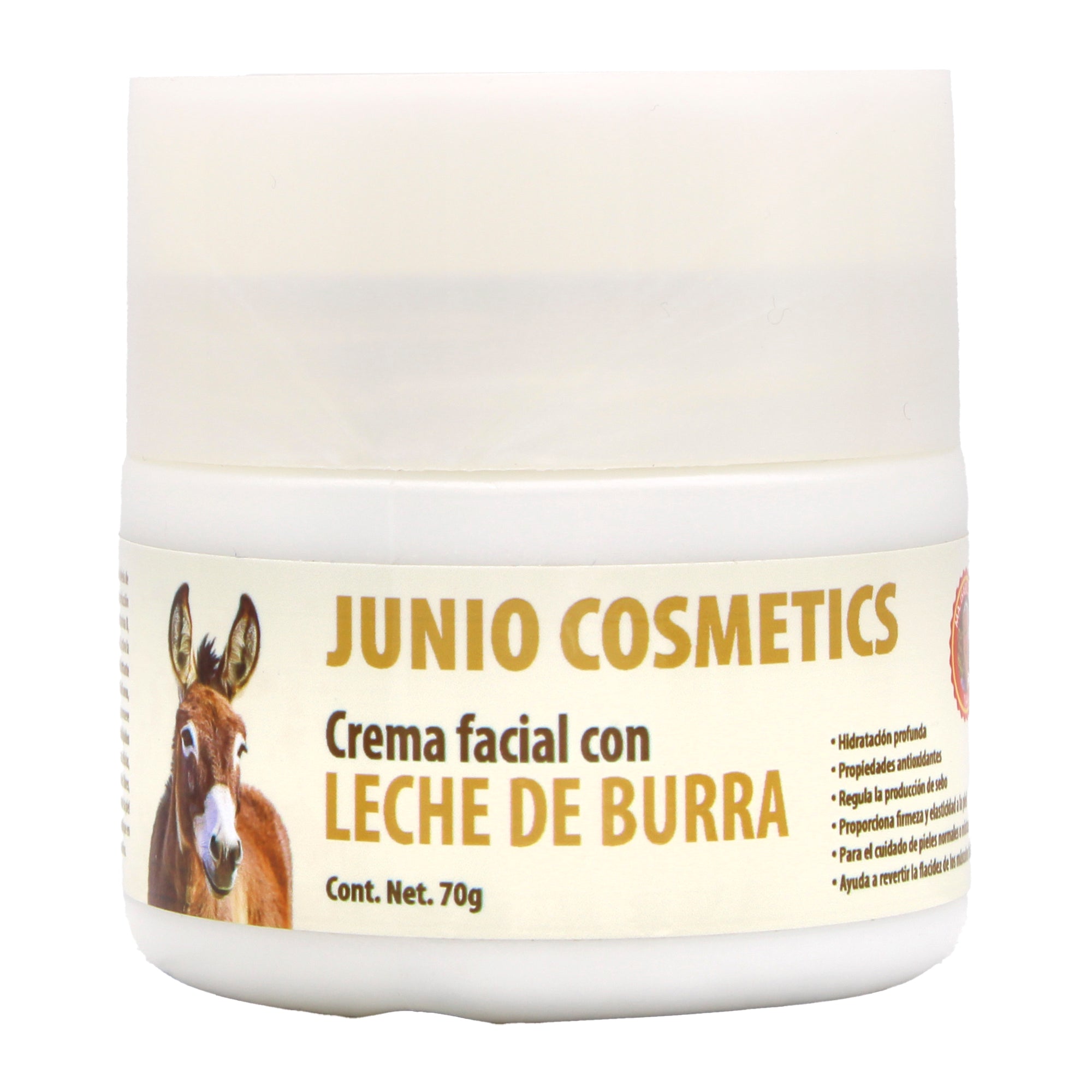 Crema Facial Con Leche De Burra 70g