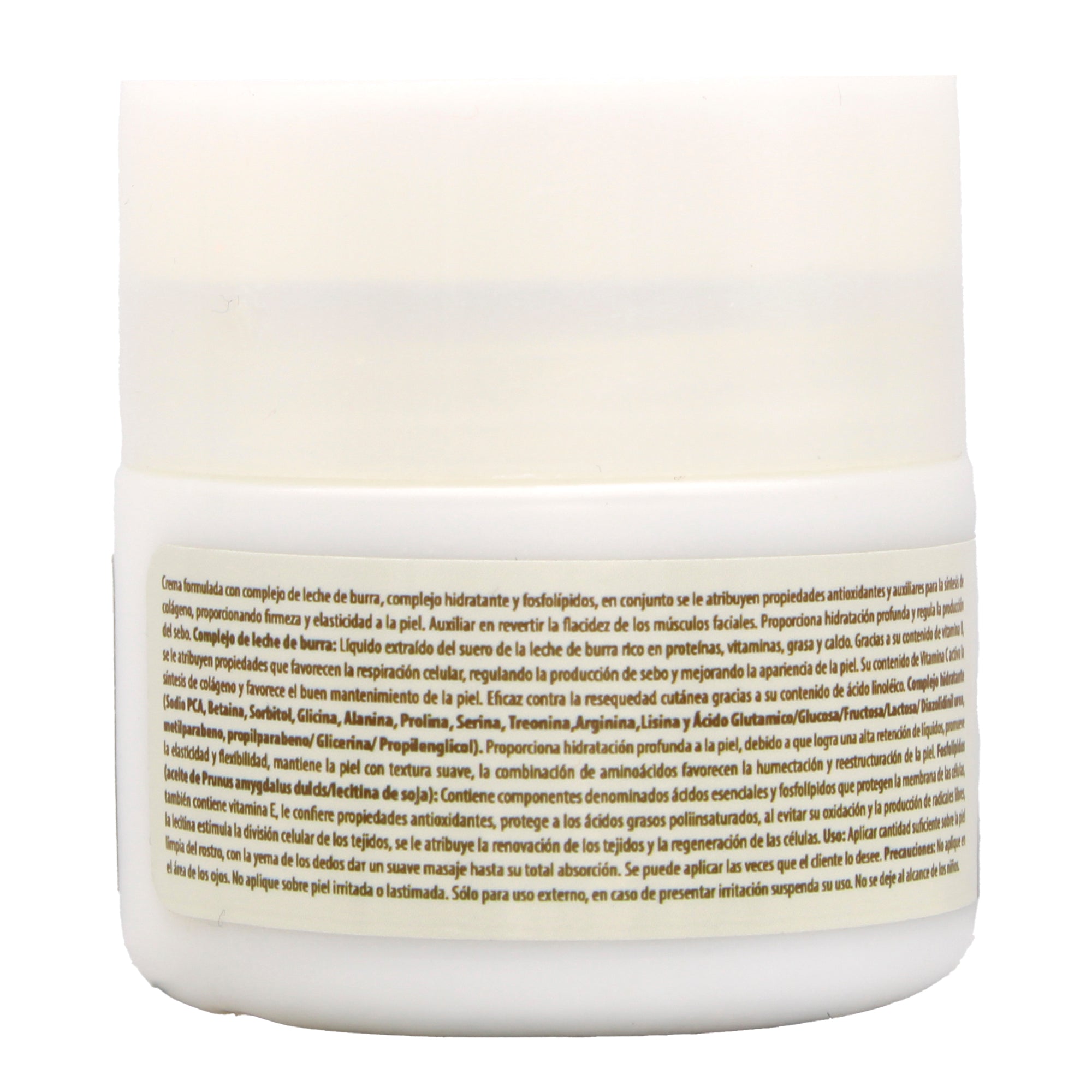 Crema Facial Con Leche De Burra 70g