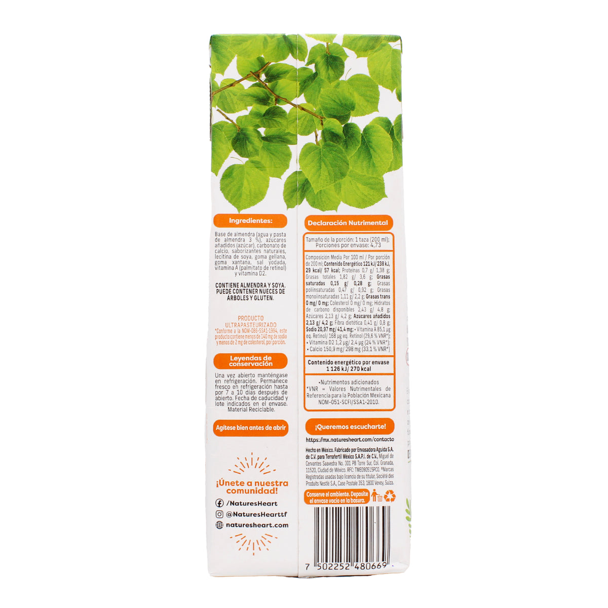 Bebida De Almendra 946 Ml