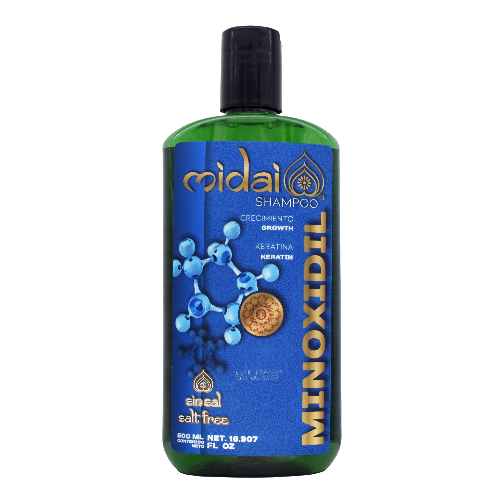Shampoo Minoxidil Keratina 500 Ml