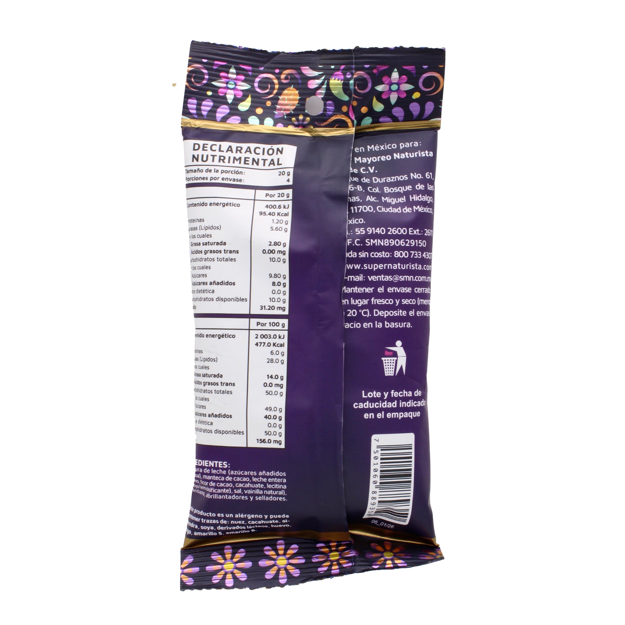 Arandano Con Chocolate 80 G (Caja 12)