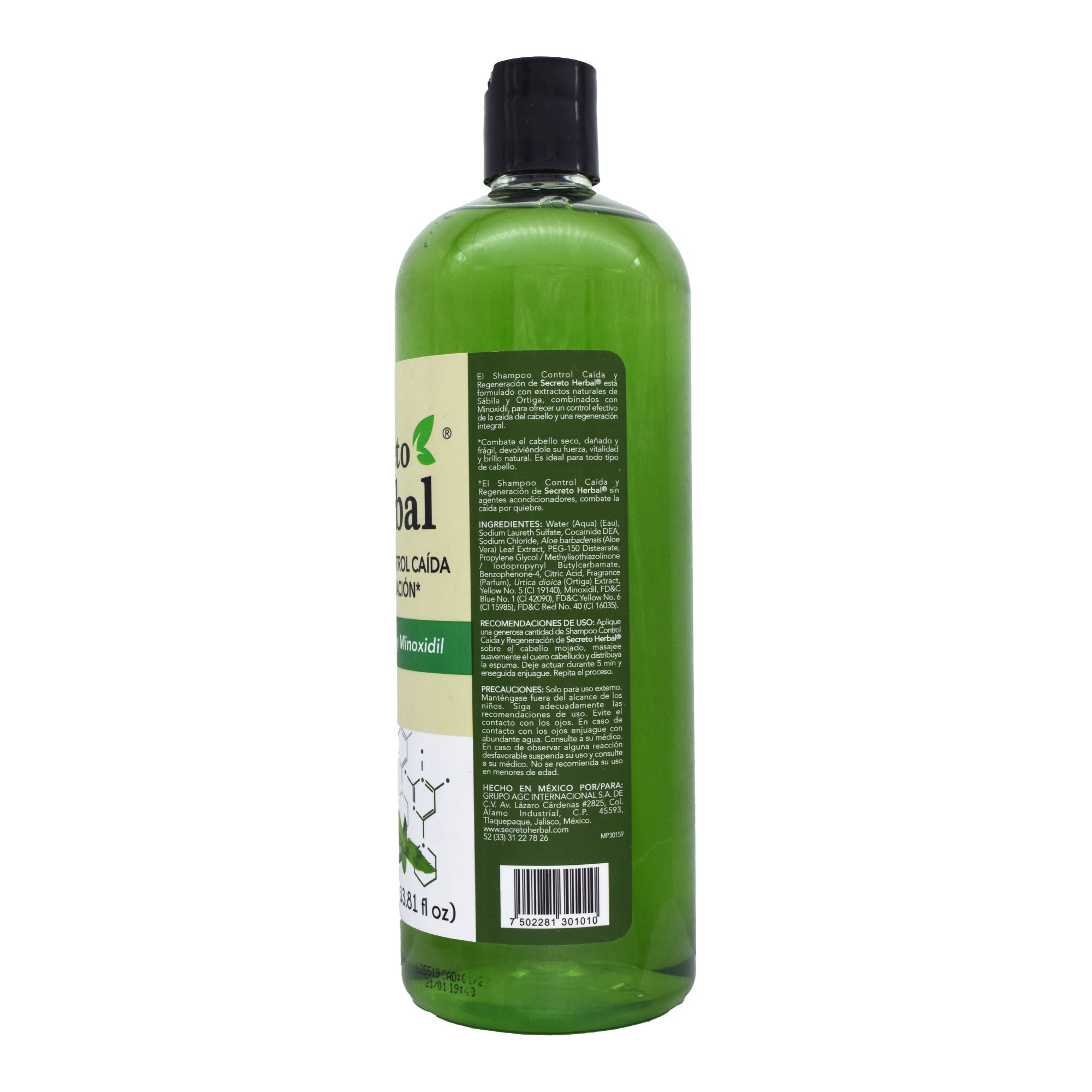 Shampoo Control Caida Y Regeneracion 1 L