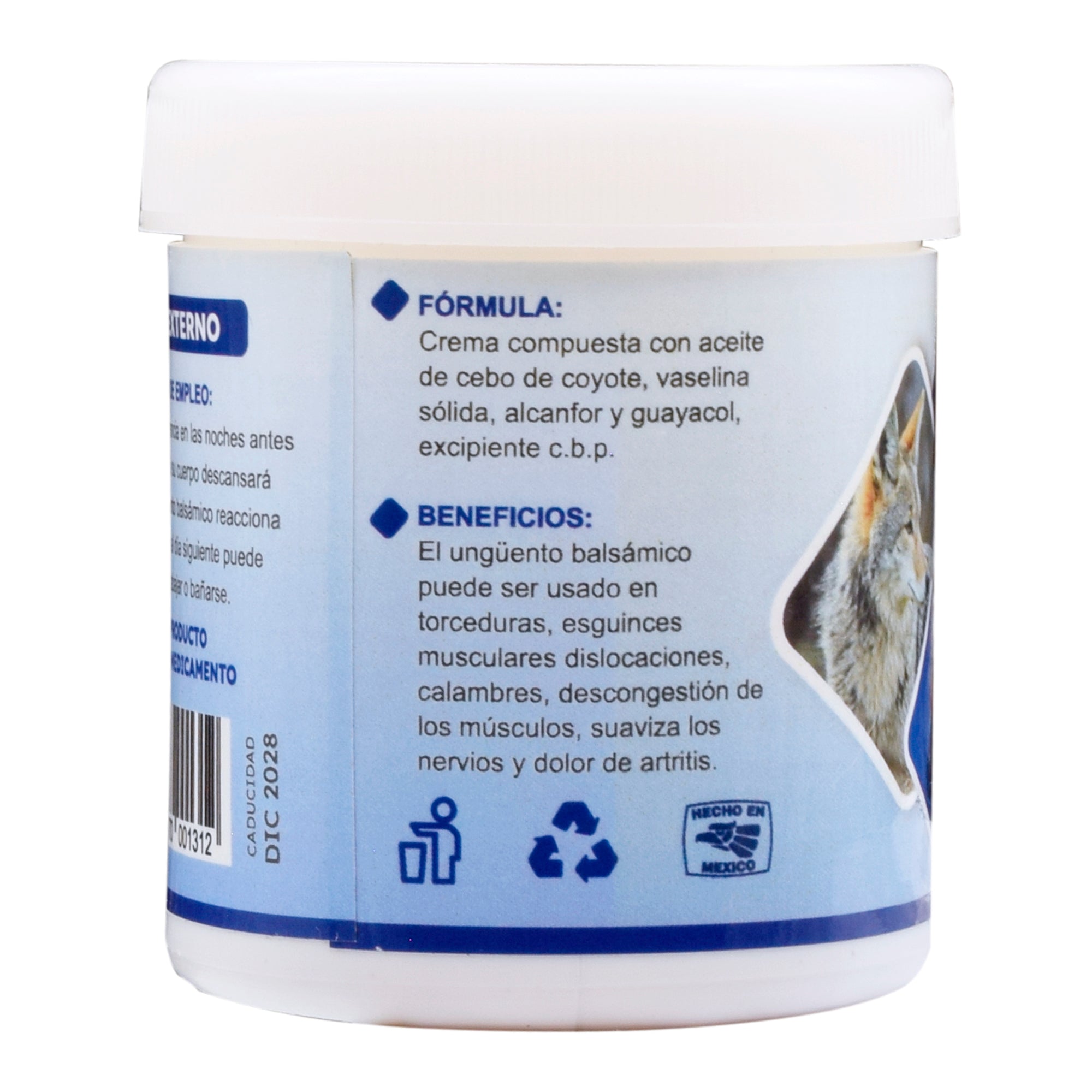 Unguento De Coyote 125 G