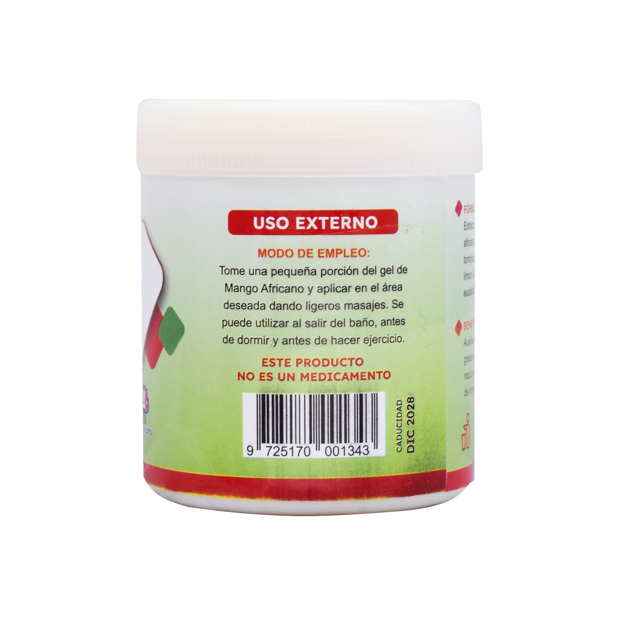 Gel De Mango Africano 170 G