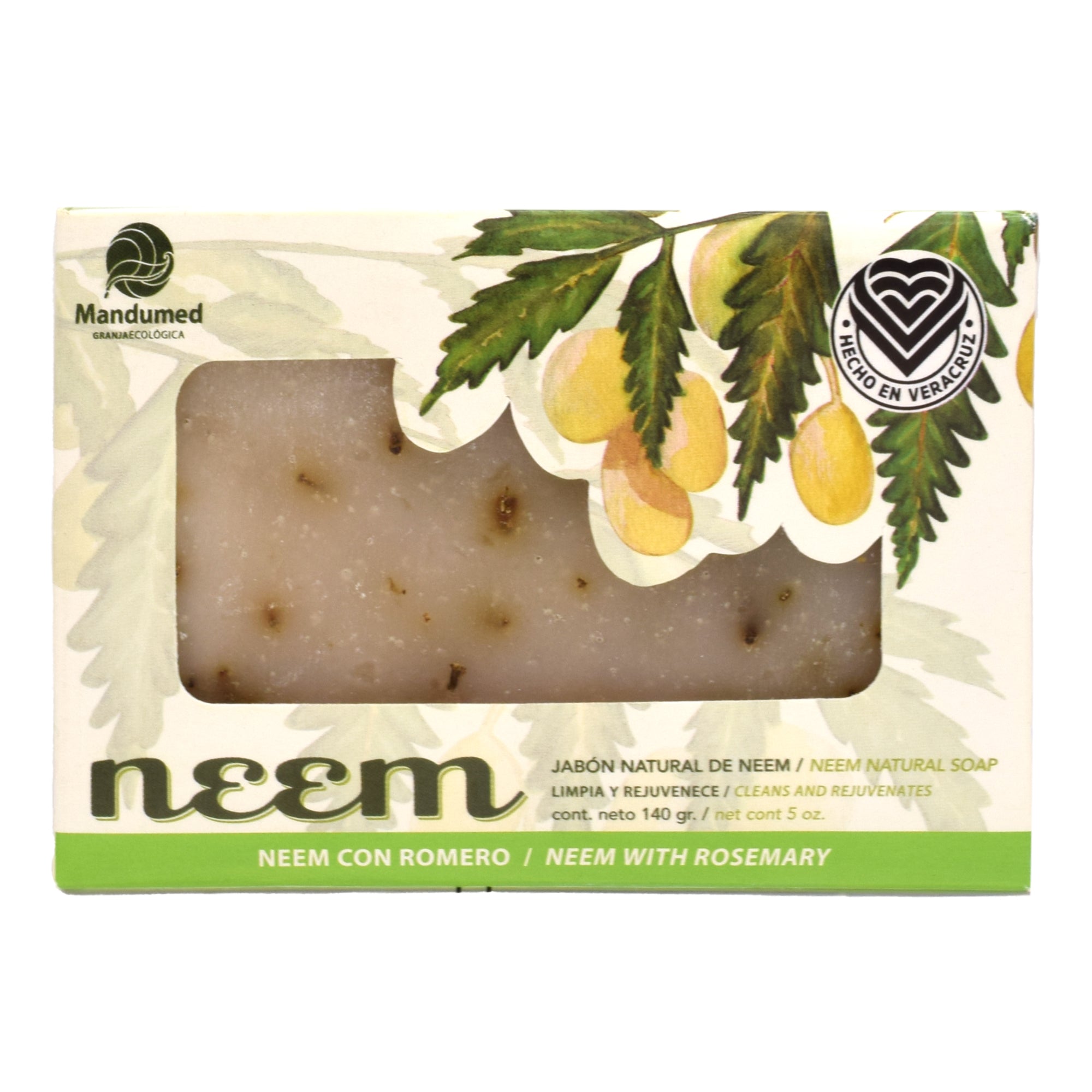 Jabon De Neem Con Romero 140 G