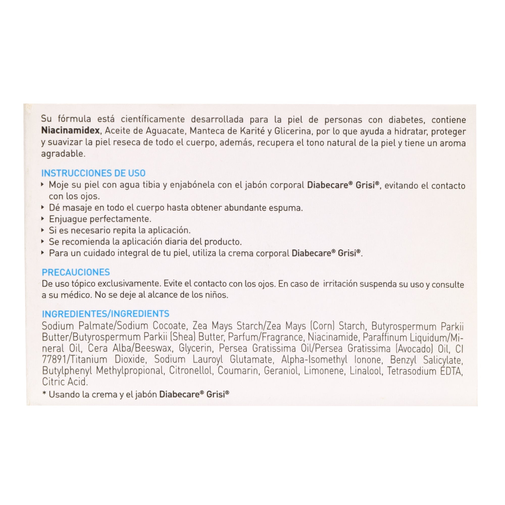 Jabon Corporal Diabecare 125 G