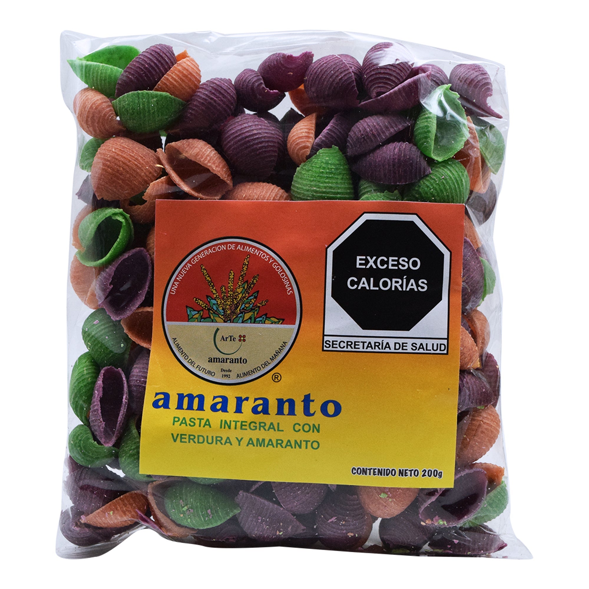 Pasta Integral Con Verdura Y Amaranto Caracol 200 G