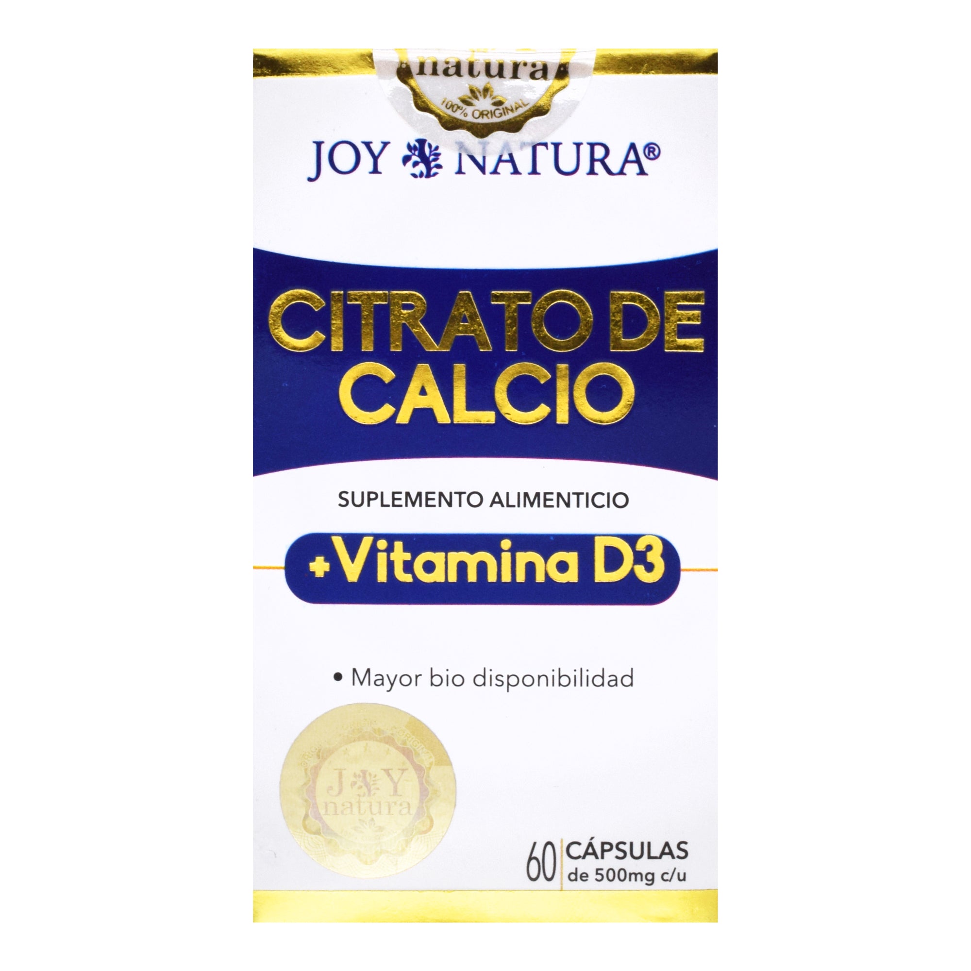 Citrato De Calcio Vitamina D3 60 Cap