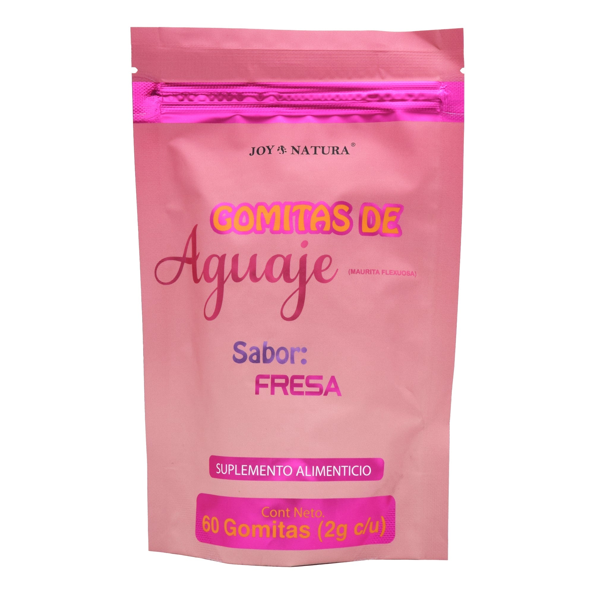 Gomitas Aguaje Fresa 60 Gomitas