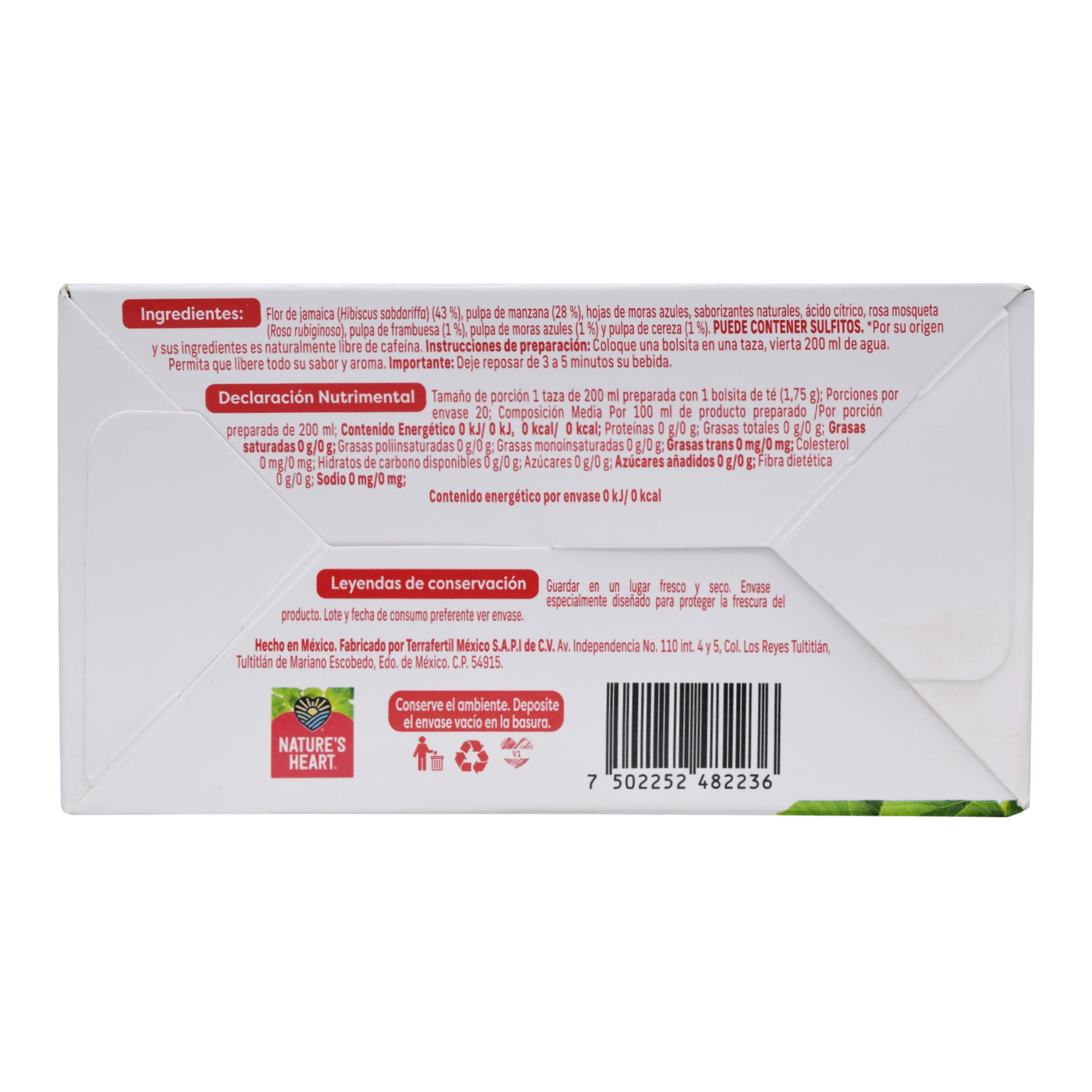 Te Frutos Rojos 35 G