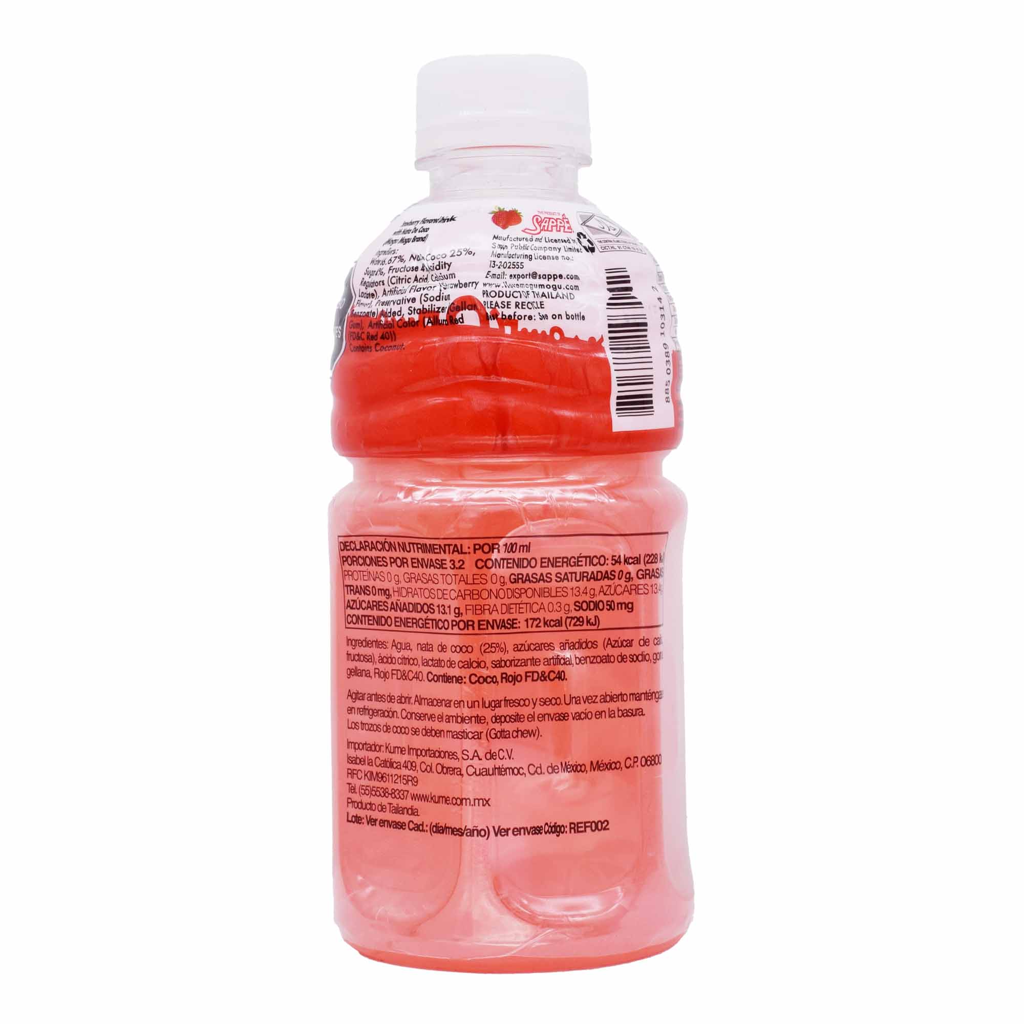Bebida De Fresa Con Trozos De Coco 320 Ml