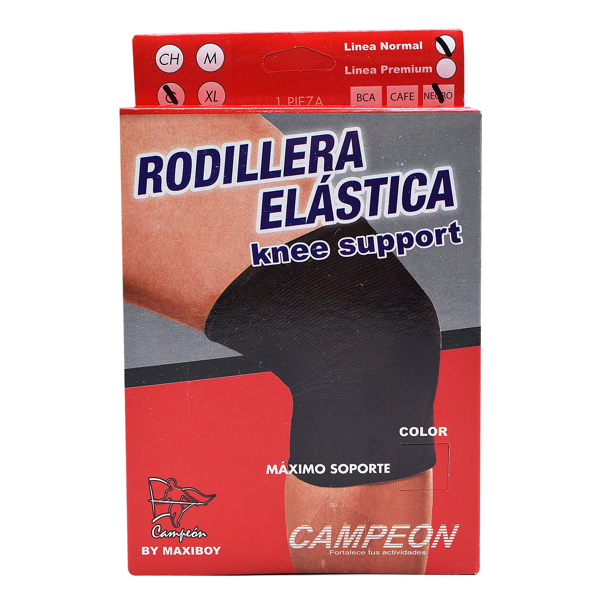 Rodillera Elastica Negra Gde