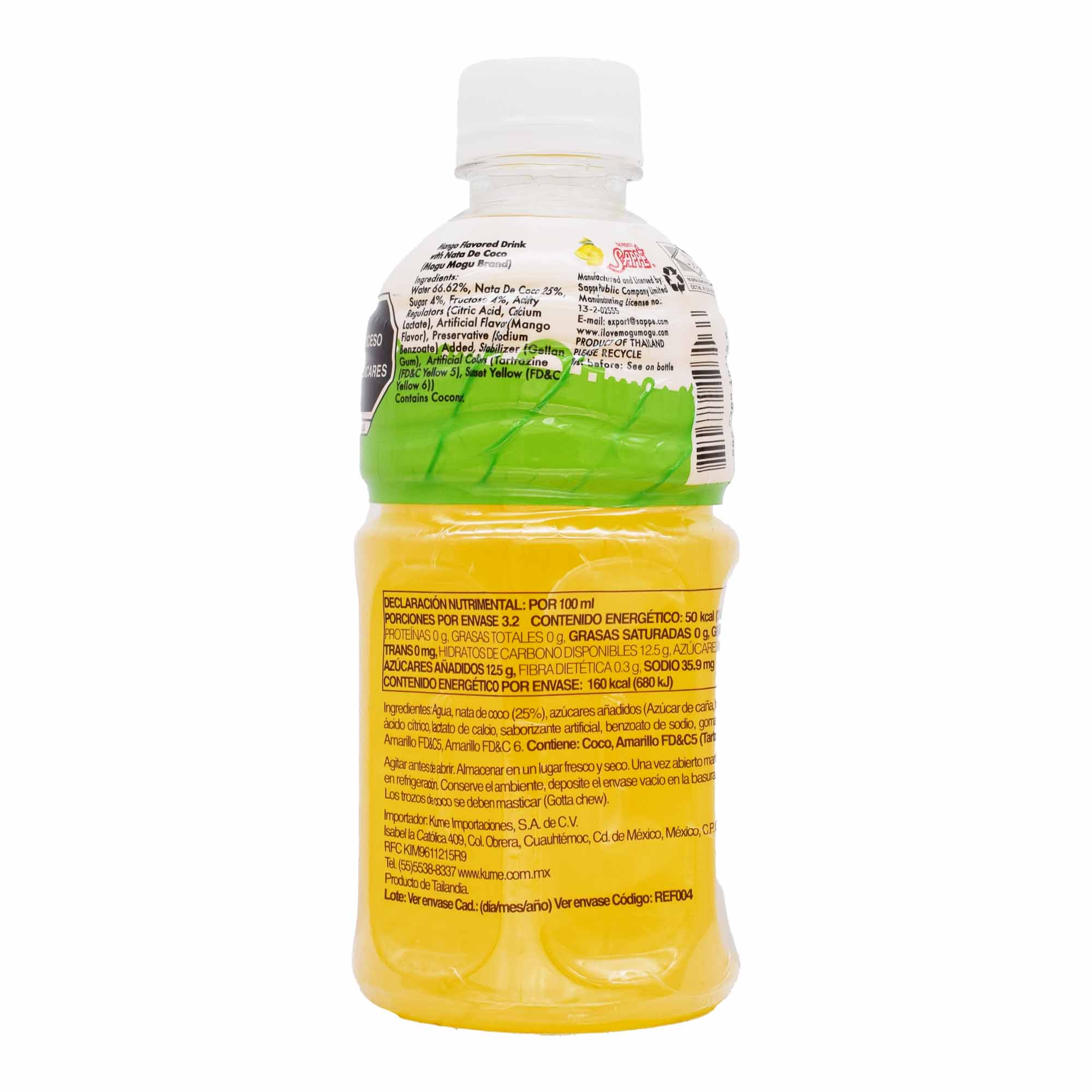 Bebida De Mango Con Trozos De Coco 320 Ml