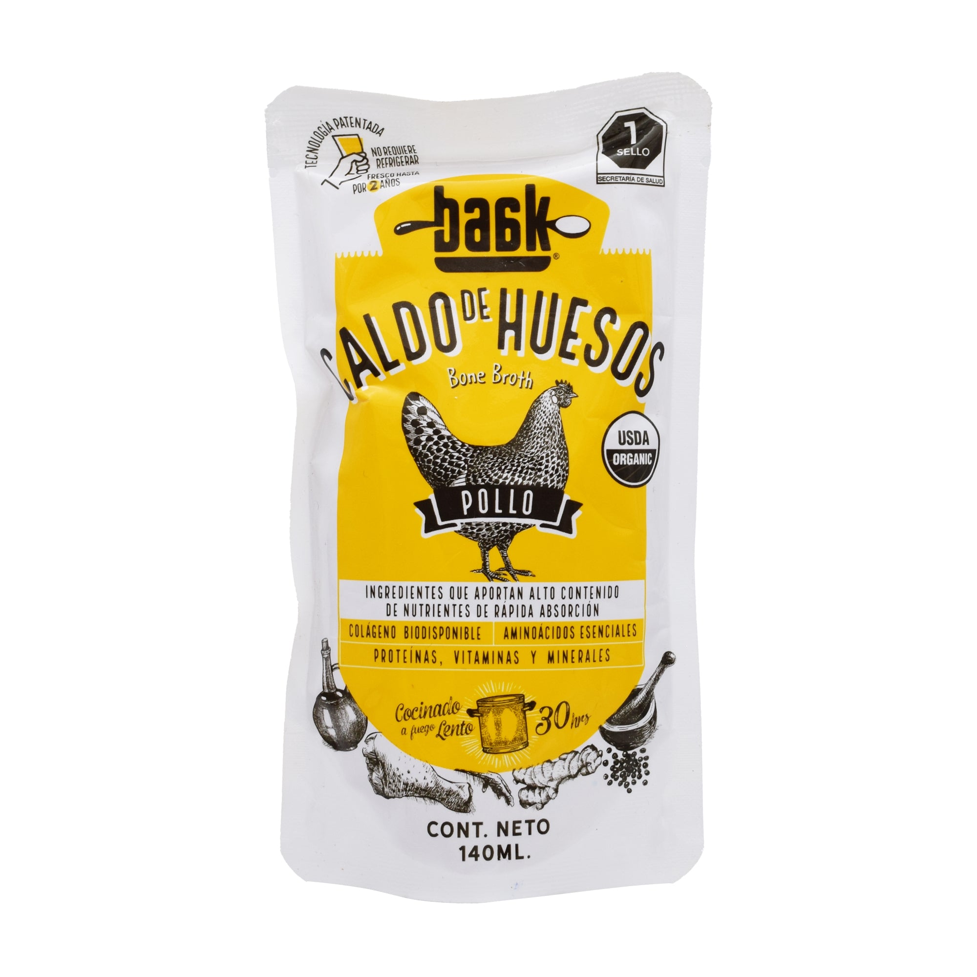 Caldo De Huesos De Pollo 140 Ml