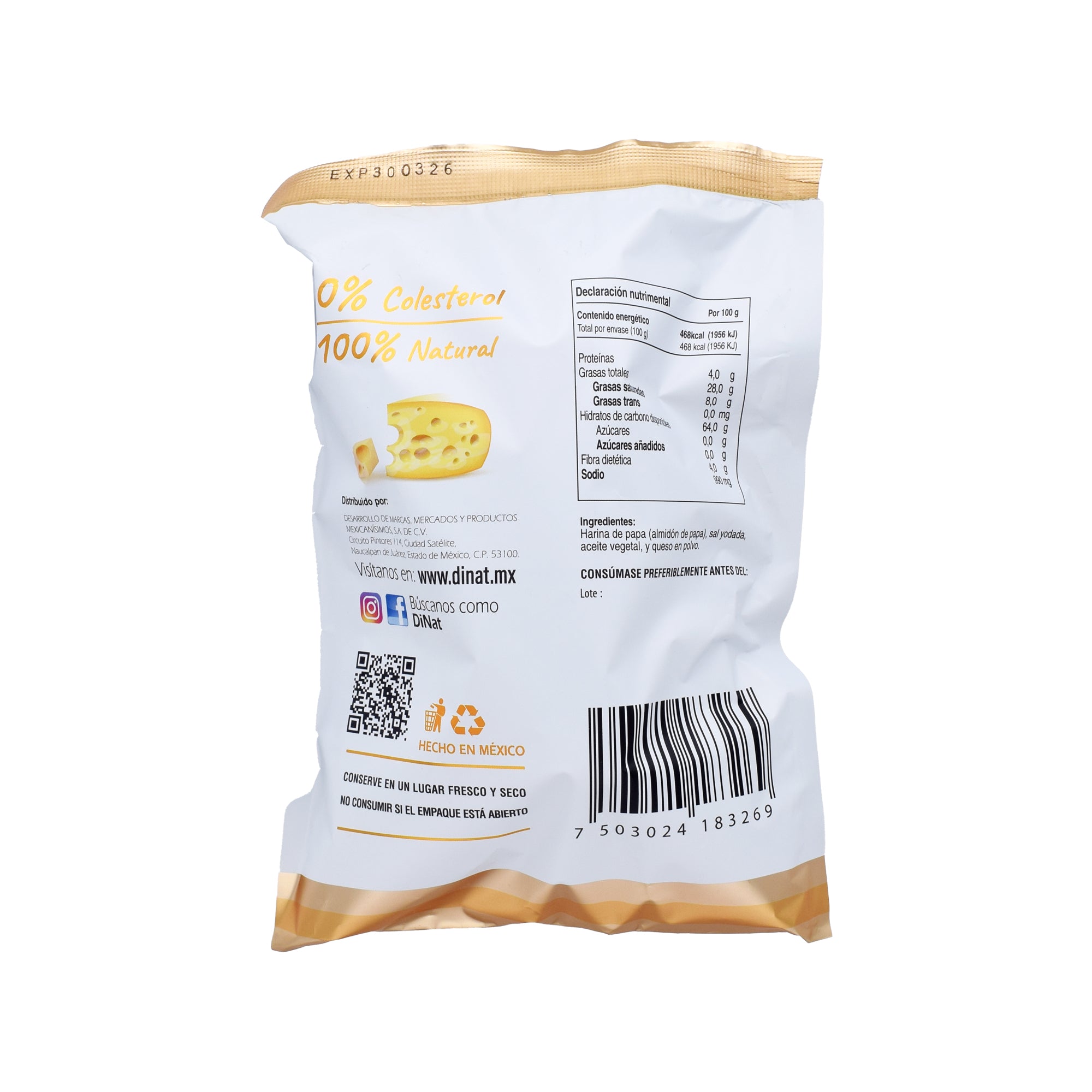 Papa Deshidratada Sab Queso 21 G