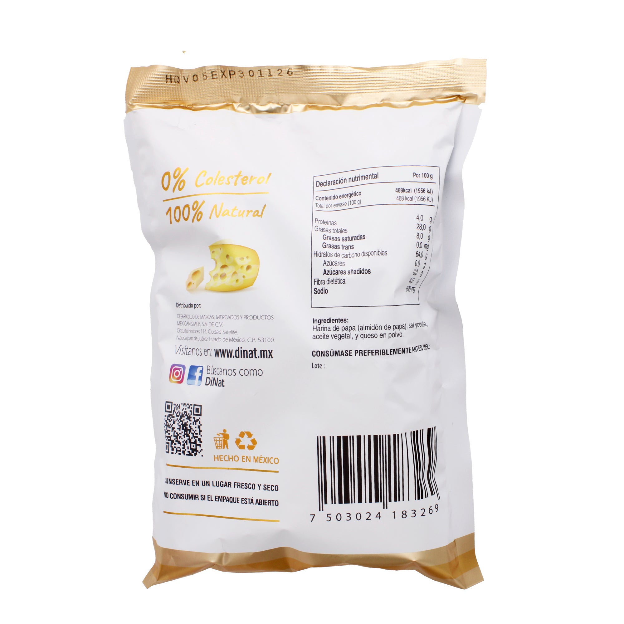 Papa Deshidratada Sab Queso 21 G