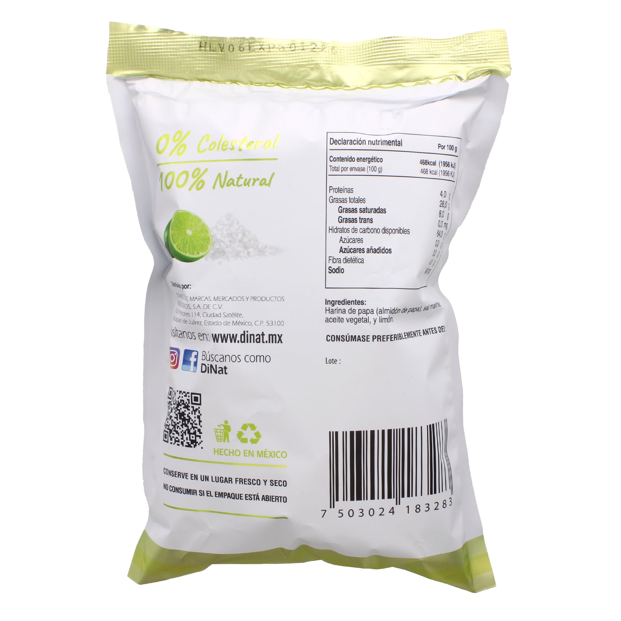 Papa Deshidratada Sab Sal Marina Y Limon 21 G