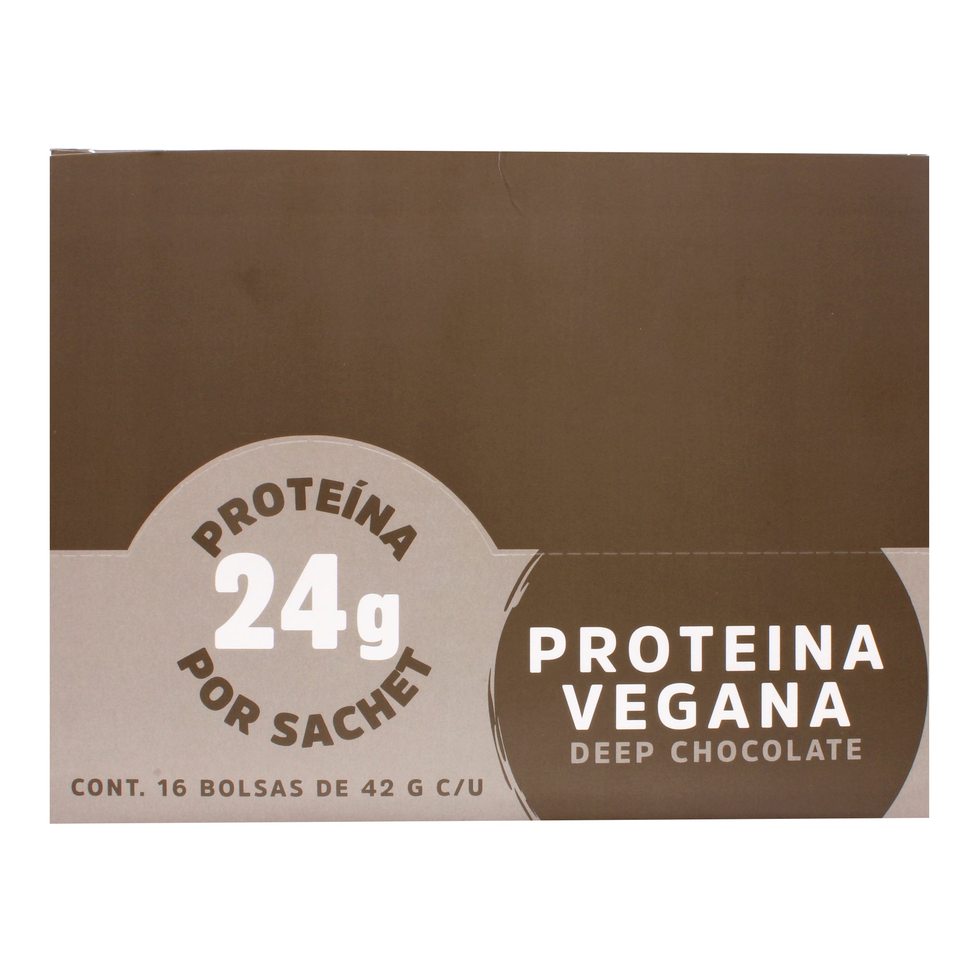 Proteina Vegana Deep Chocolate 42 G (PAQUETE 16)