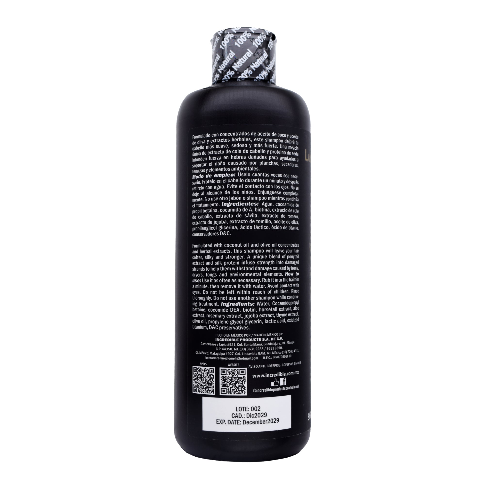 Shampoo Rapunzel Crecimiento 950 Ml