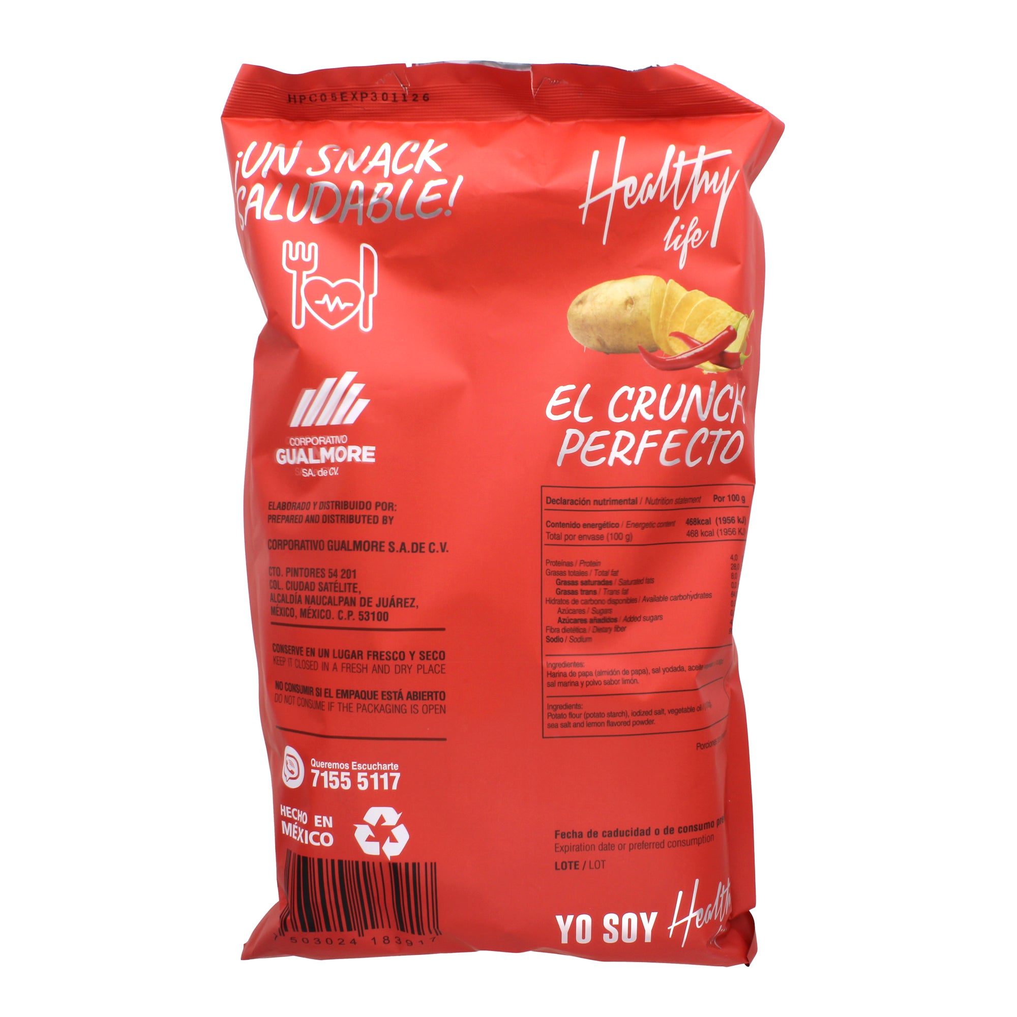 Papas Deshidratadas Chile 80 G