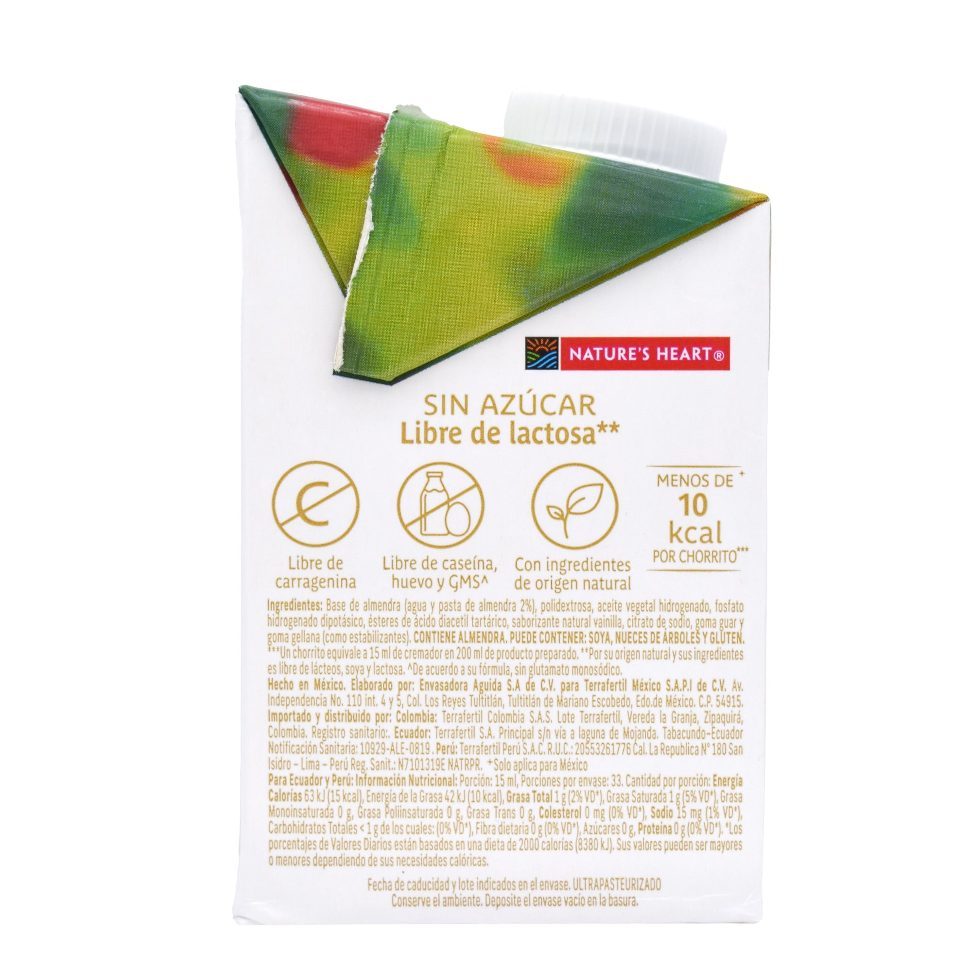 Crema Para Cafe Almendra Vainilla 500 Ml