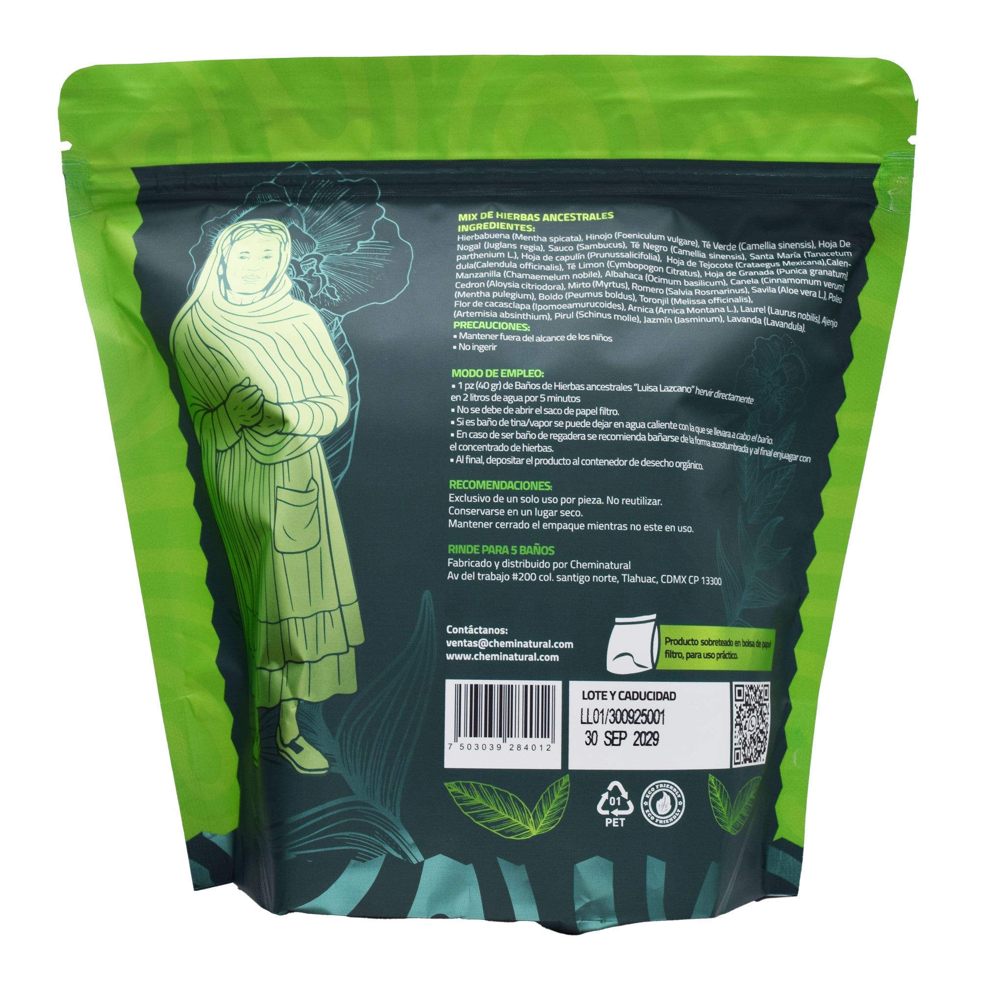 Baños De Hierbas Ancestrales 240 G