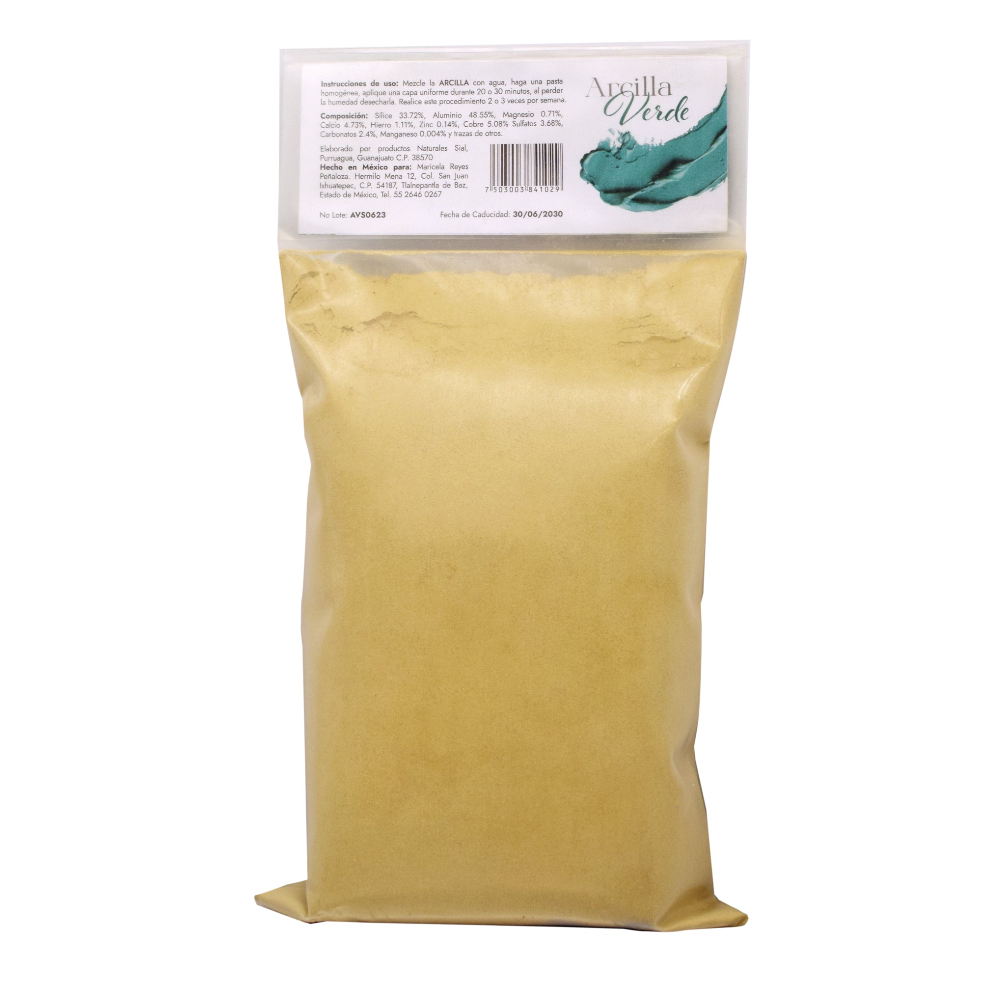 Arcilla Verde 1 Kg