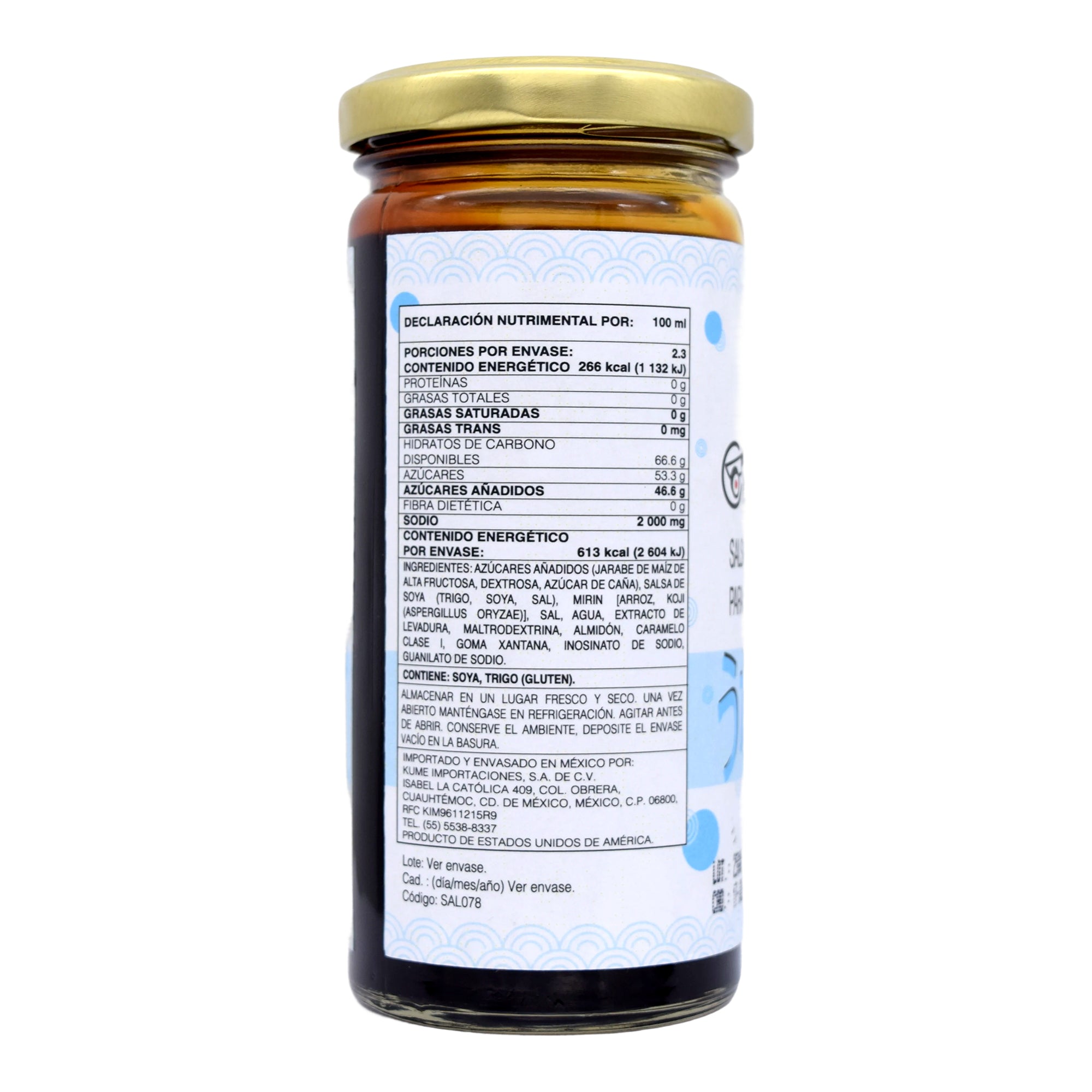 Salsa Preparada Para Anguila 230 Ml