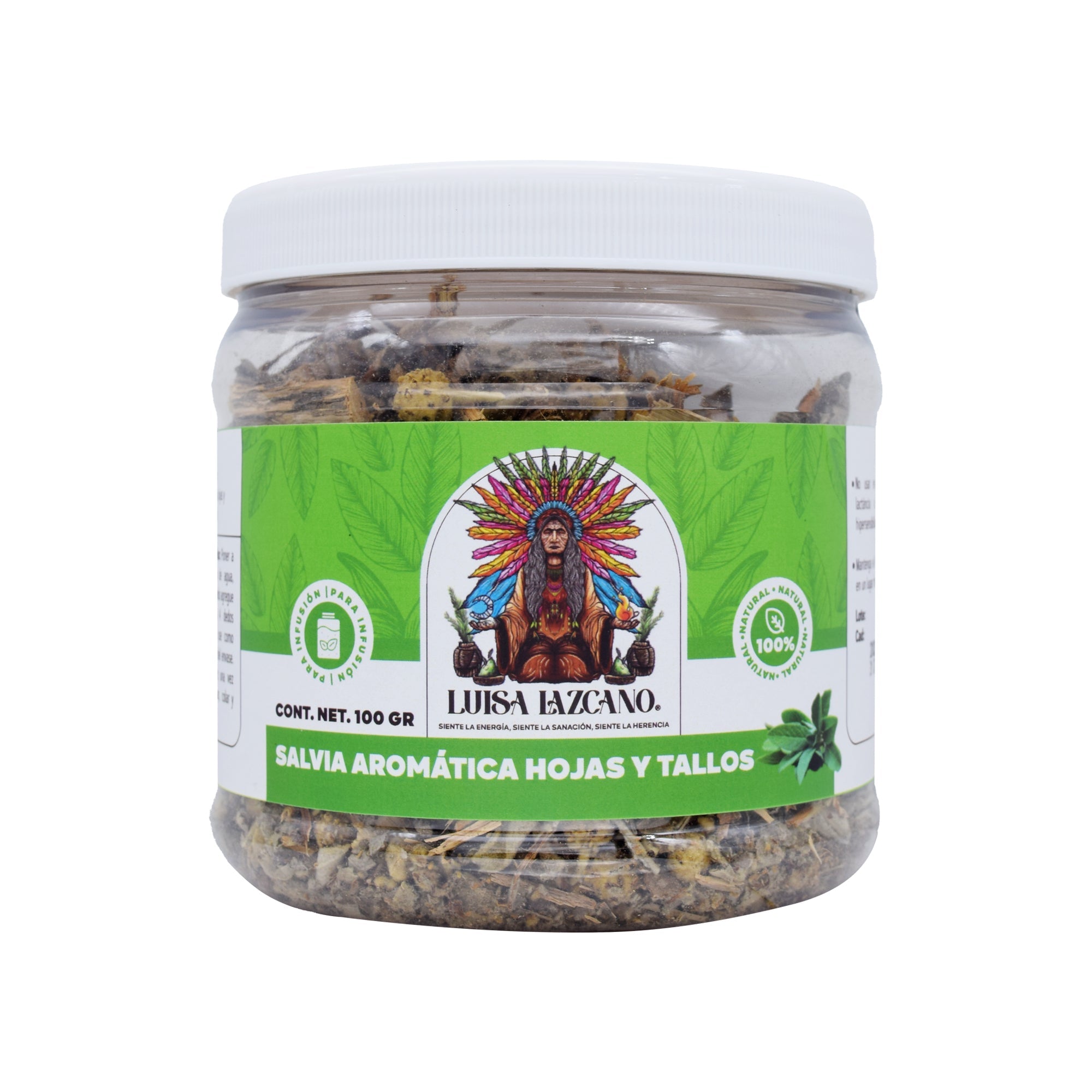 Salvia Aromatica Hojas Y Tallos 100 G