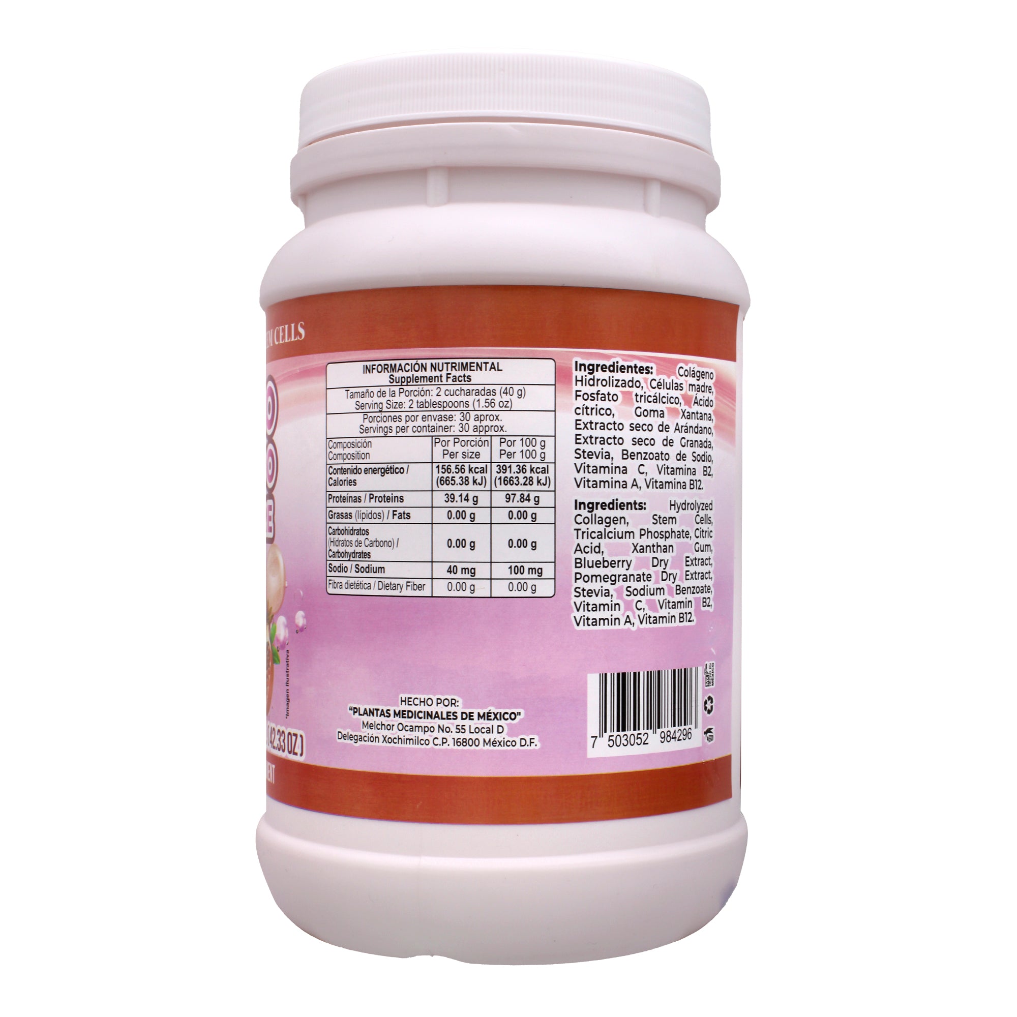 Colageno Celulas Madre Arandano Granada 1.2 Kg
