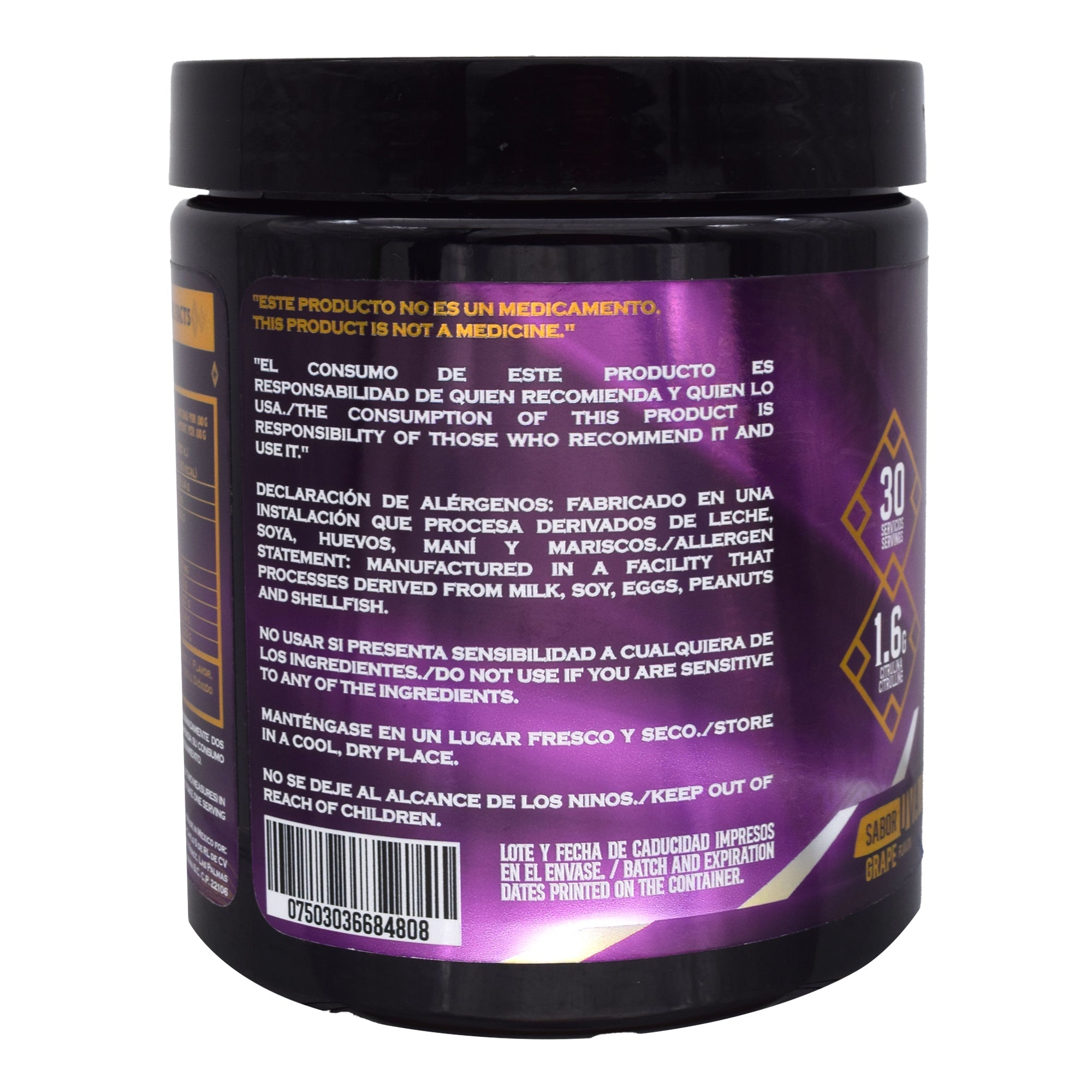 Pre Workout Uva 300 G
