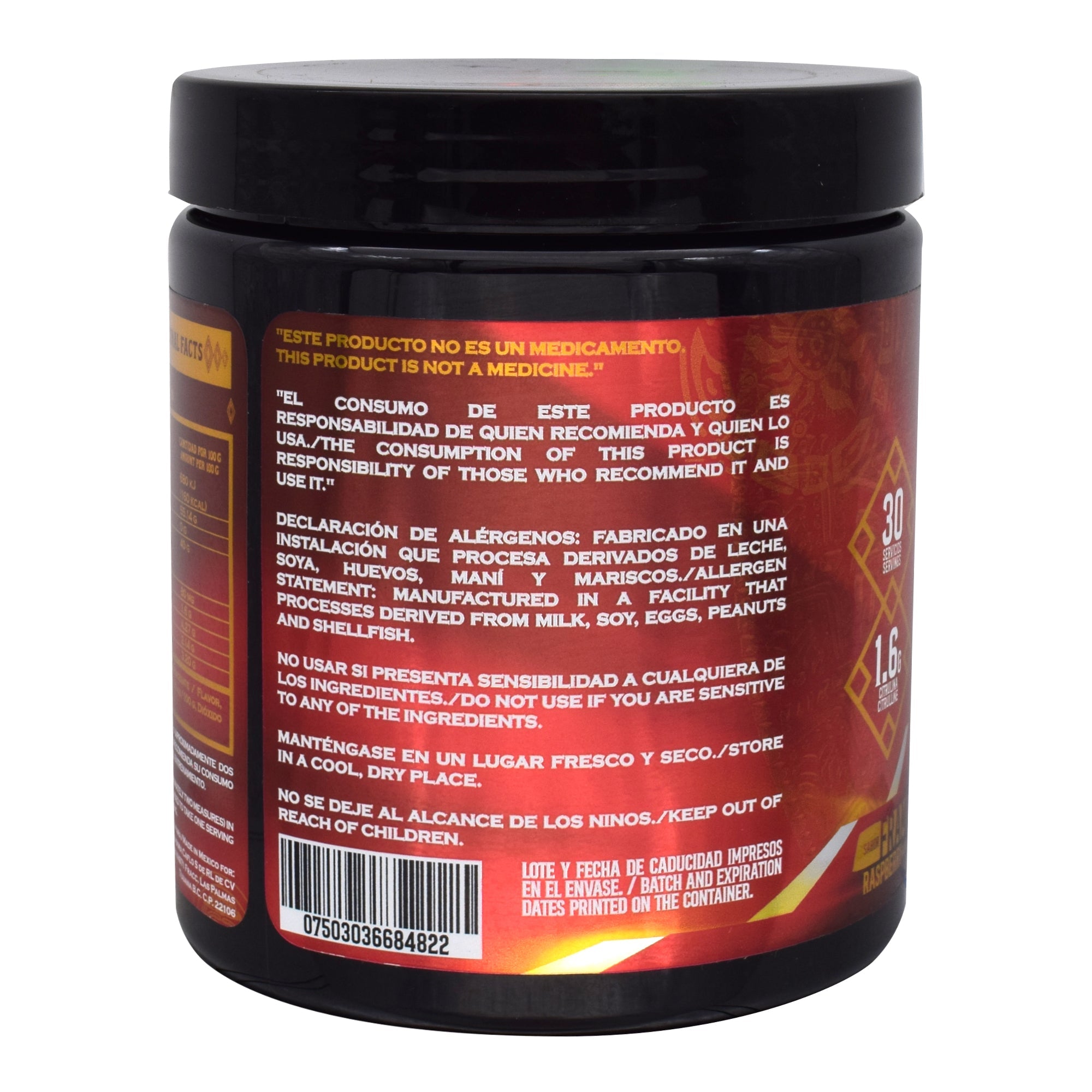 Pre Workout Frambuesa 300 G
