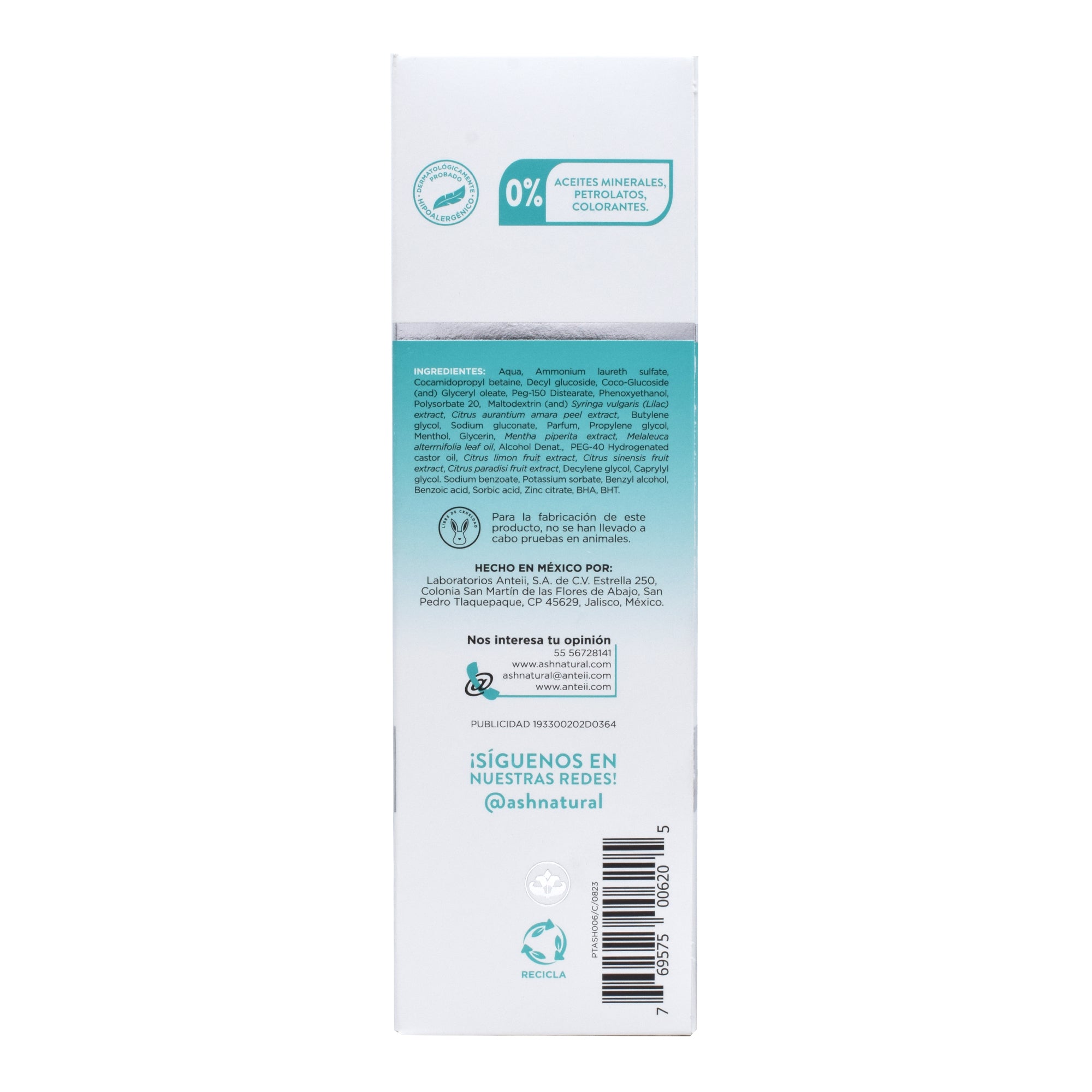 Shampoo Facial Control De Grasa 200 Ml