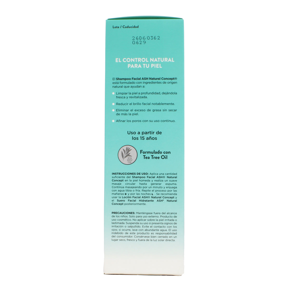 Shampoo Facial Control De Grasa 200 Ml