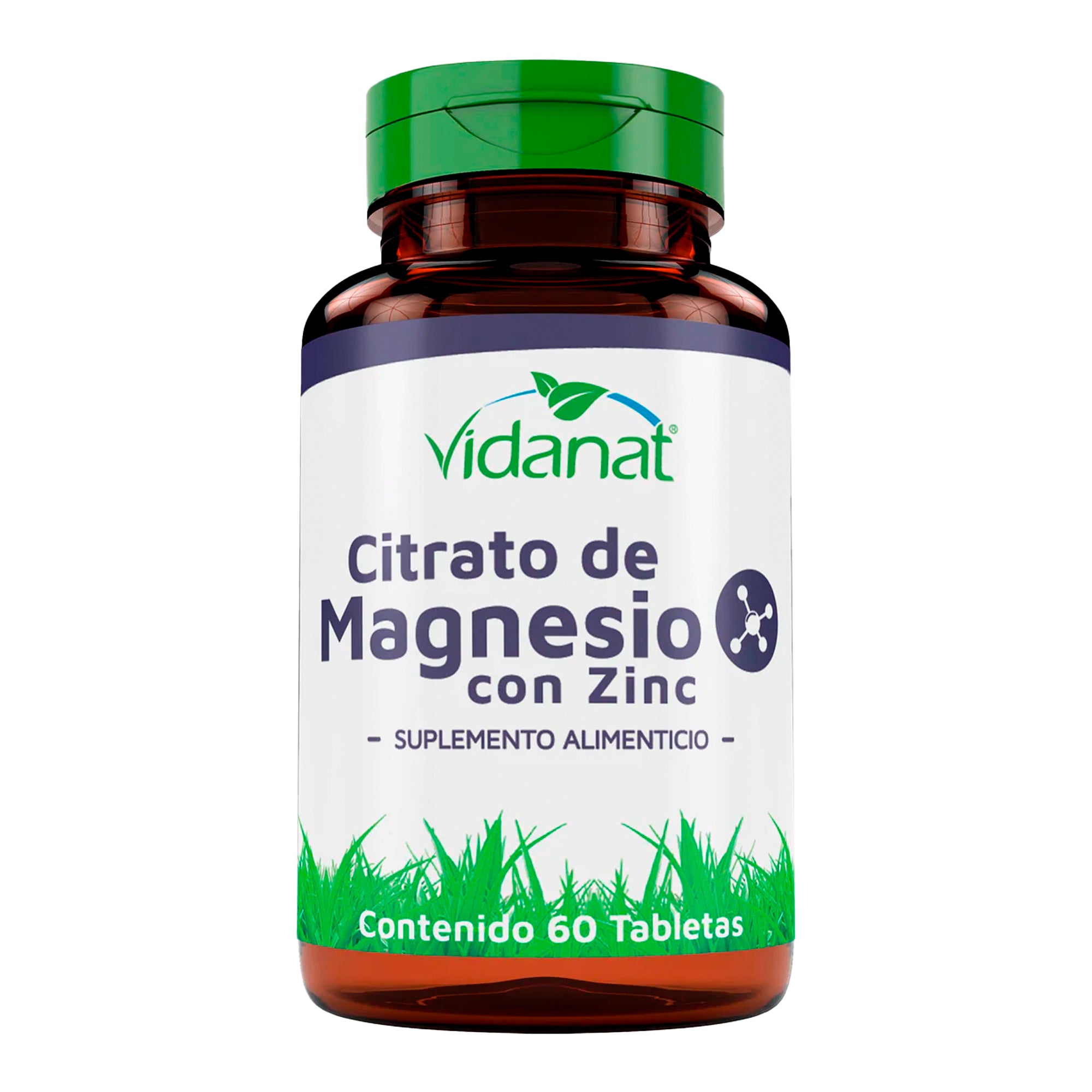 Citrato De Magnesio Con Zinc  60 Tab