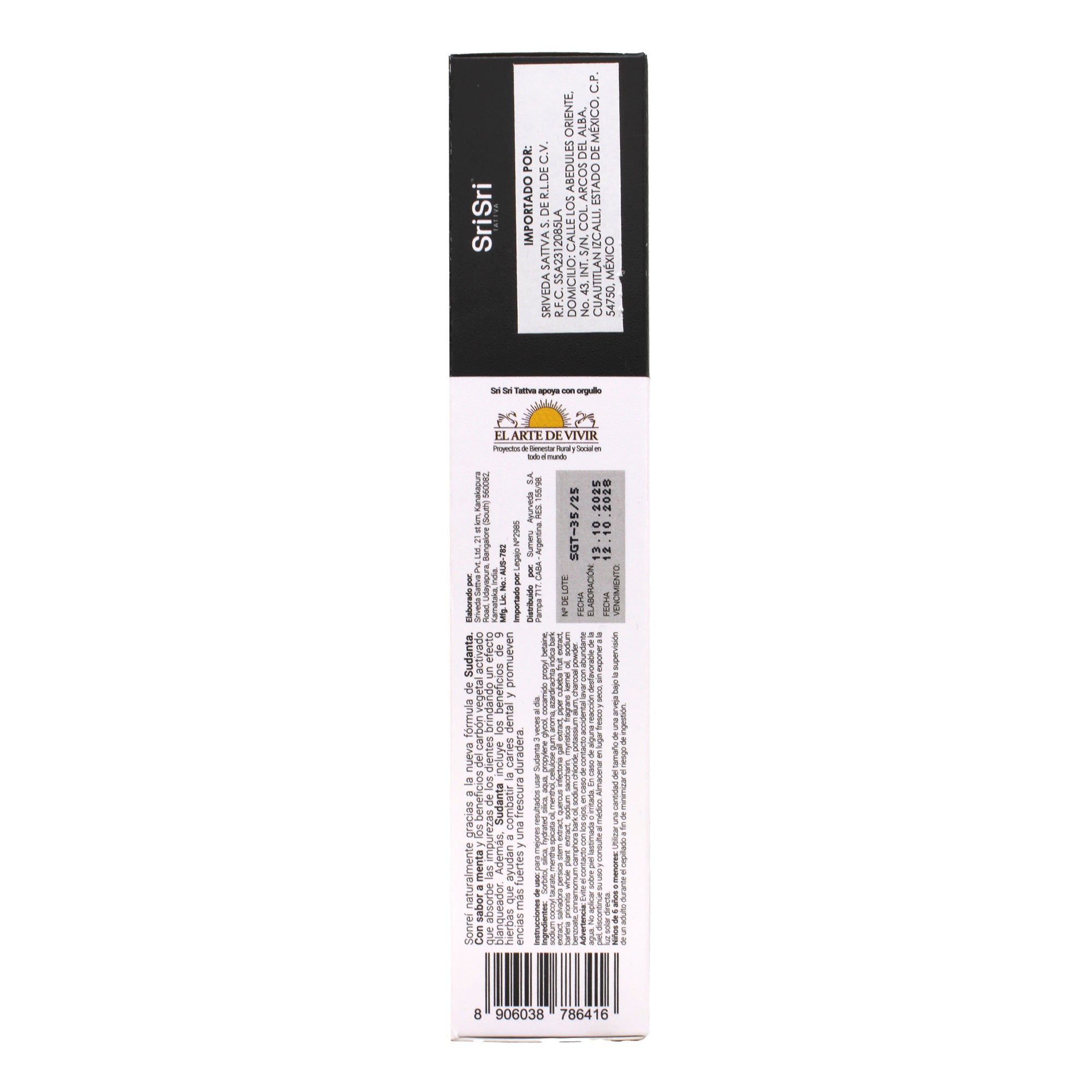 Pasta Dental Ayurvedica Menta 100 G