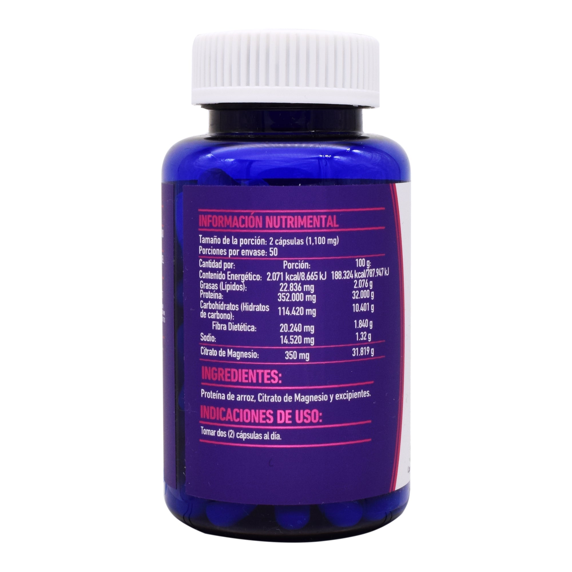 Citrato De Magnesio 550 Mg 100 Tab