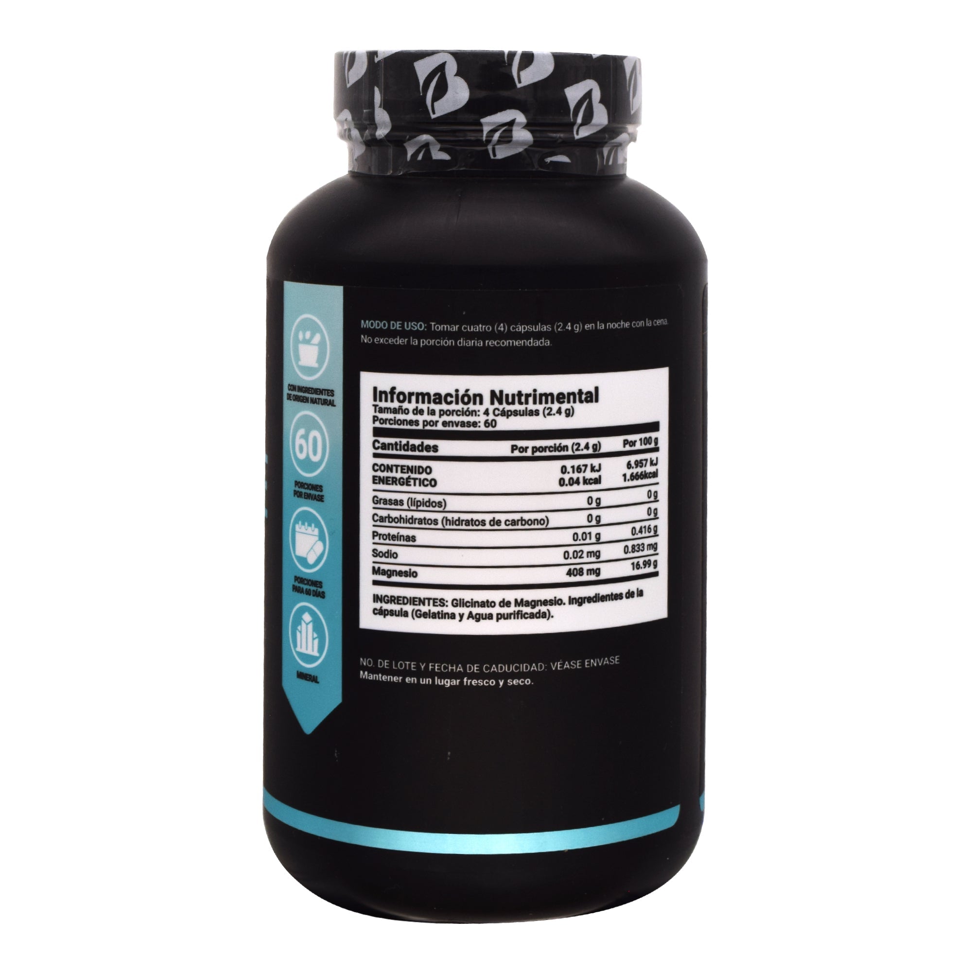 Glicinato De Magnesio 240 Cap