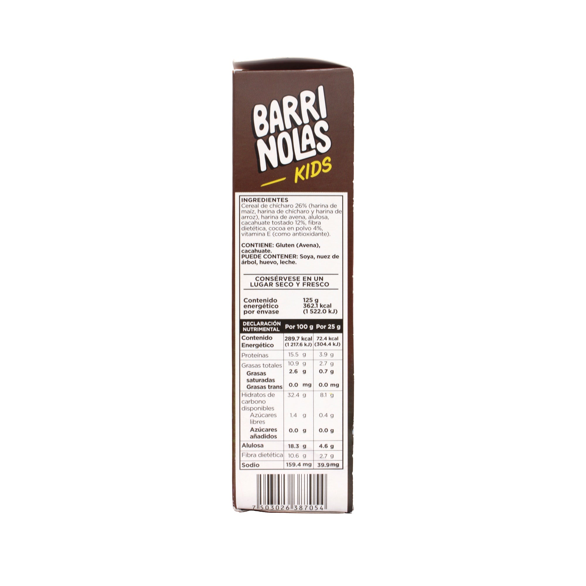 Barra Cereal Chicharo Cocoa 25 G (PAQUETE 5)