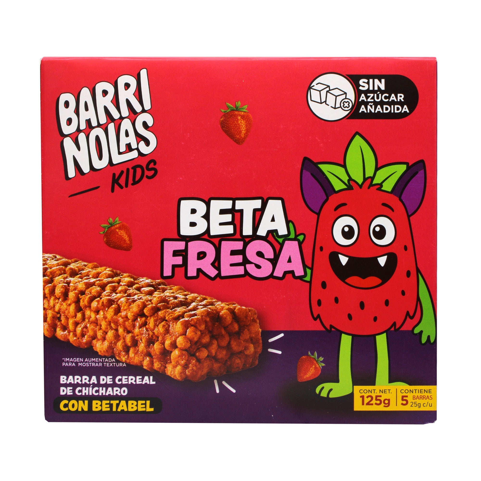 Barra Cereal Chicharo Betabel 25 G (PAQUETE 5)