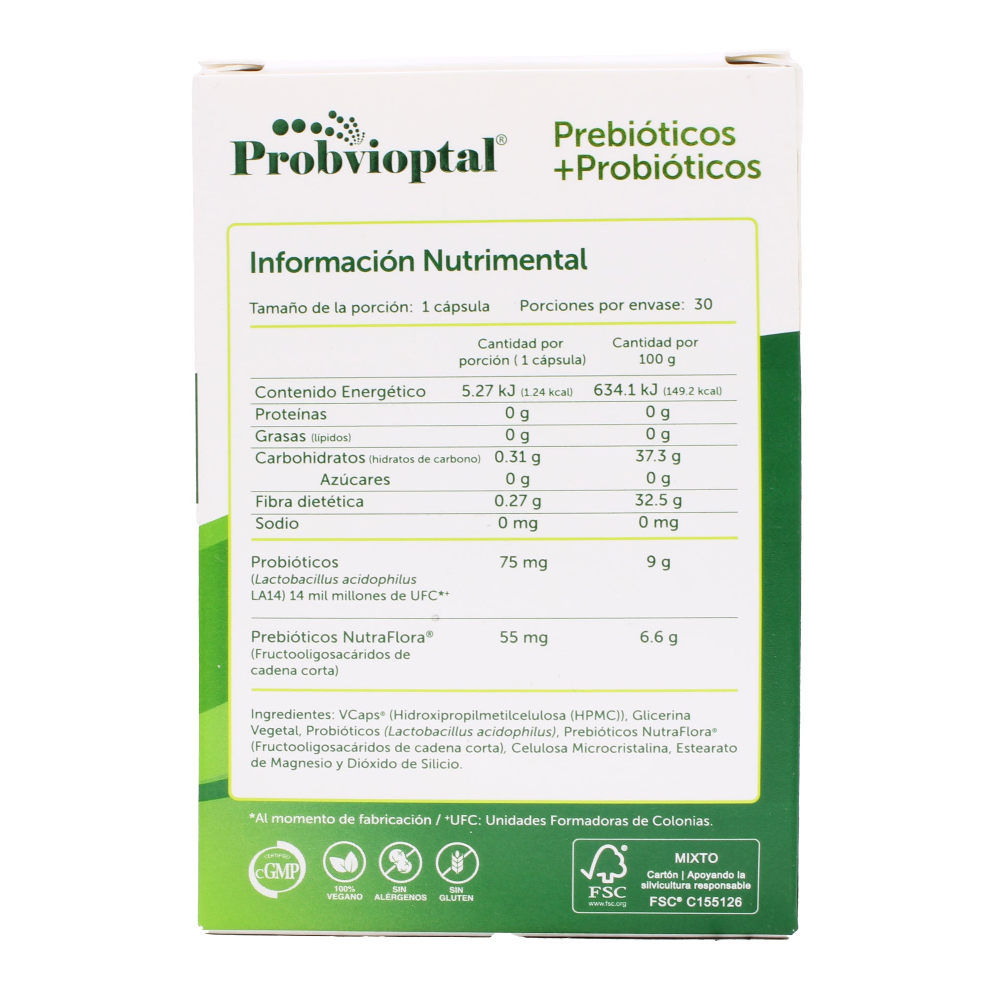 Probvioptal 30 Cap