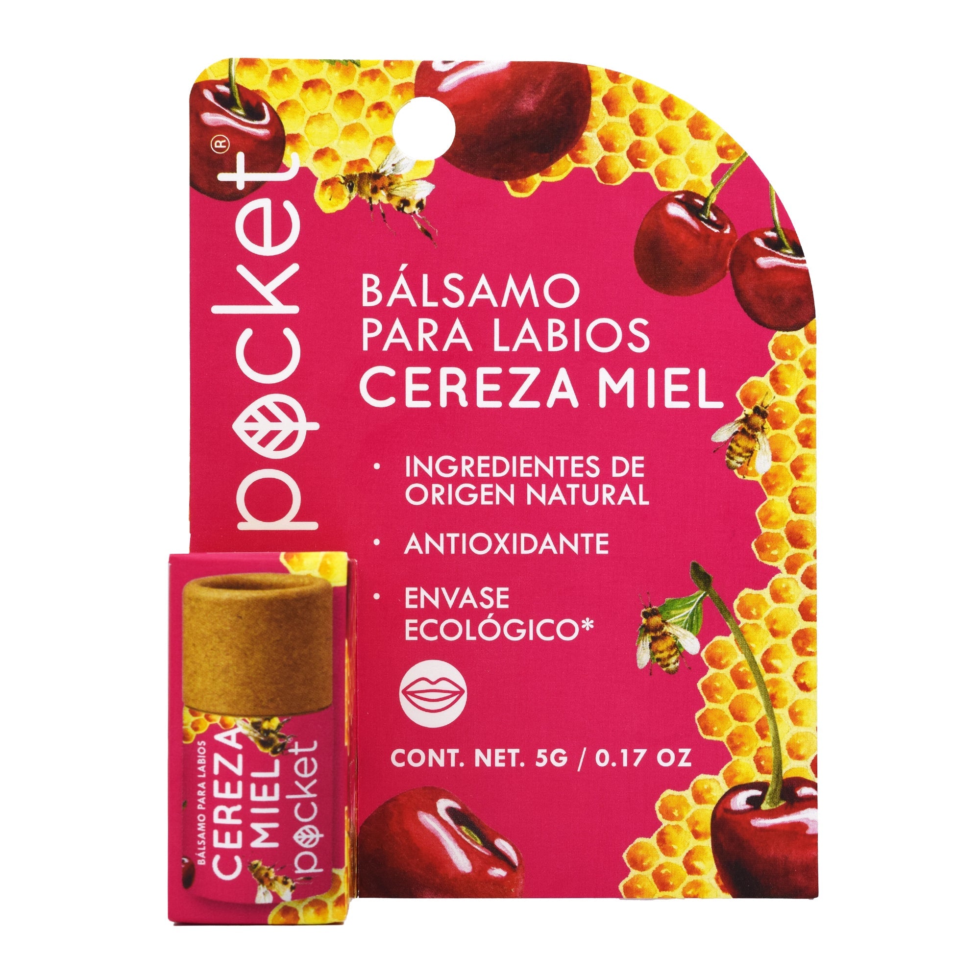 Balsamo Para Labios Cereza Miel 5 G