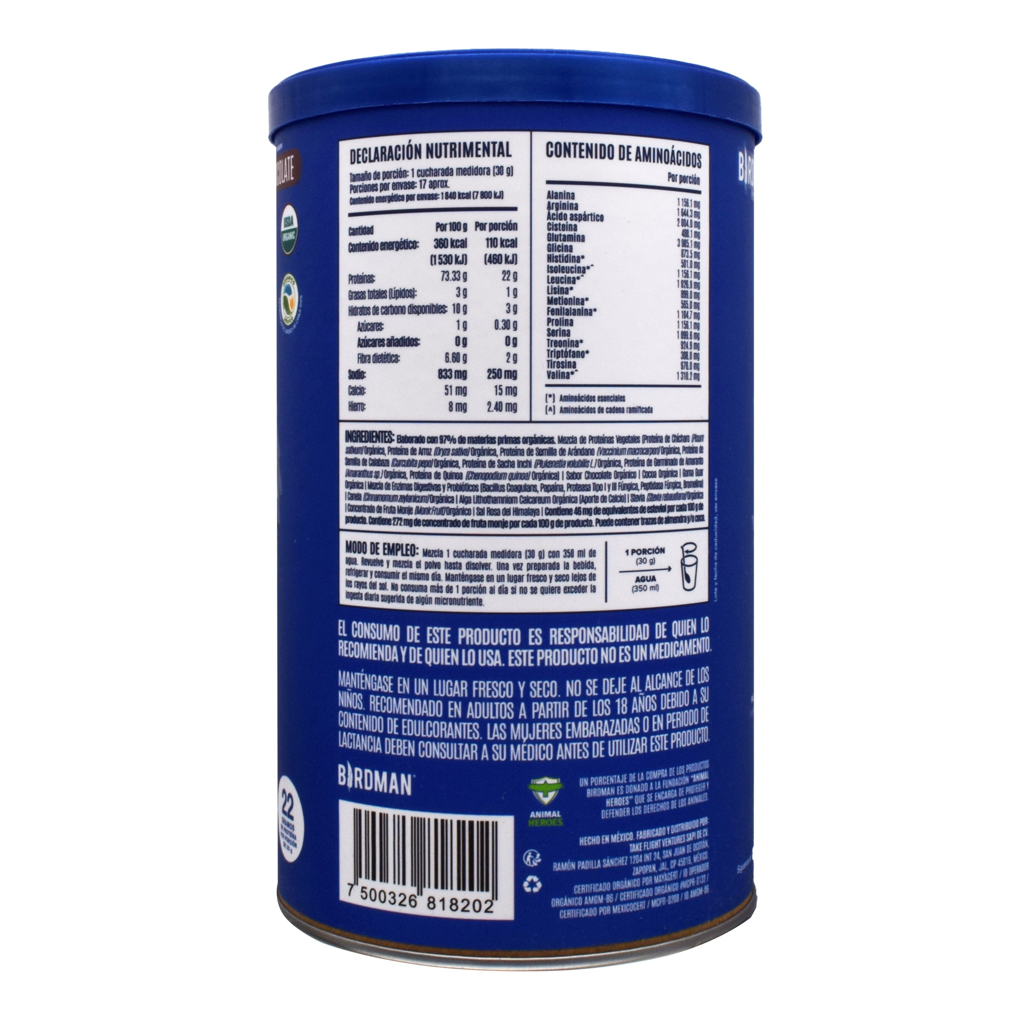 Proteina Vegetal  Chocolate 510 G