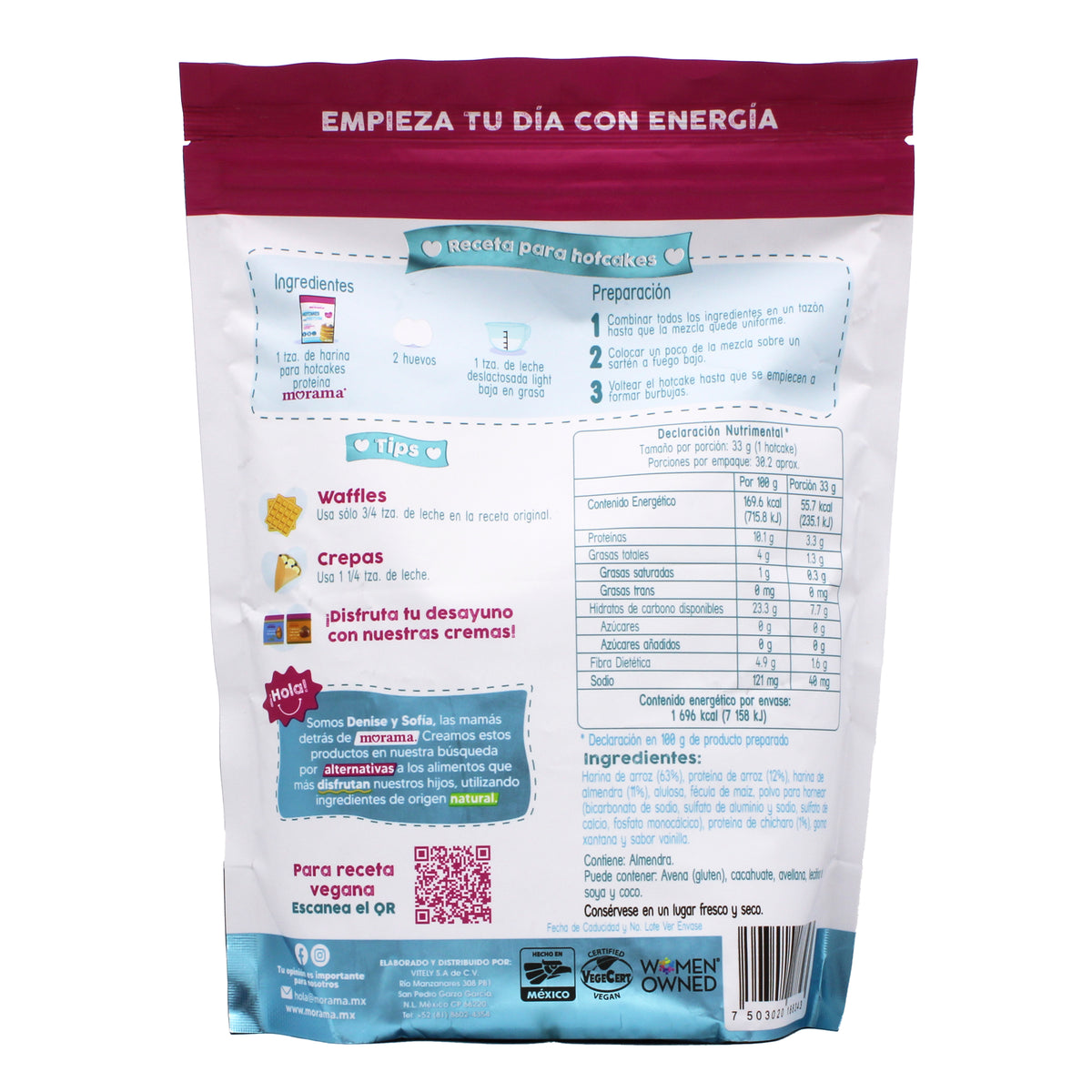 Harina Para Hotcakes Con Proteina 350 G