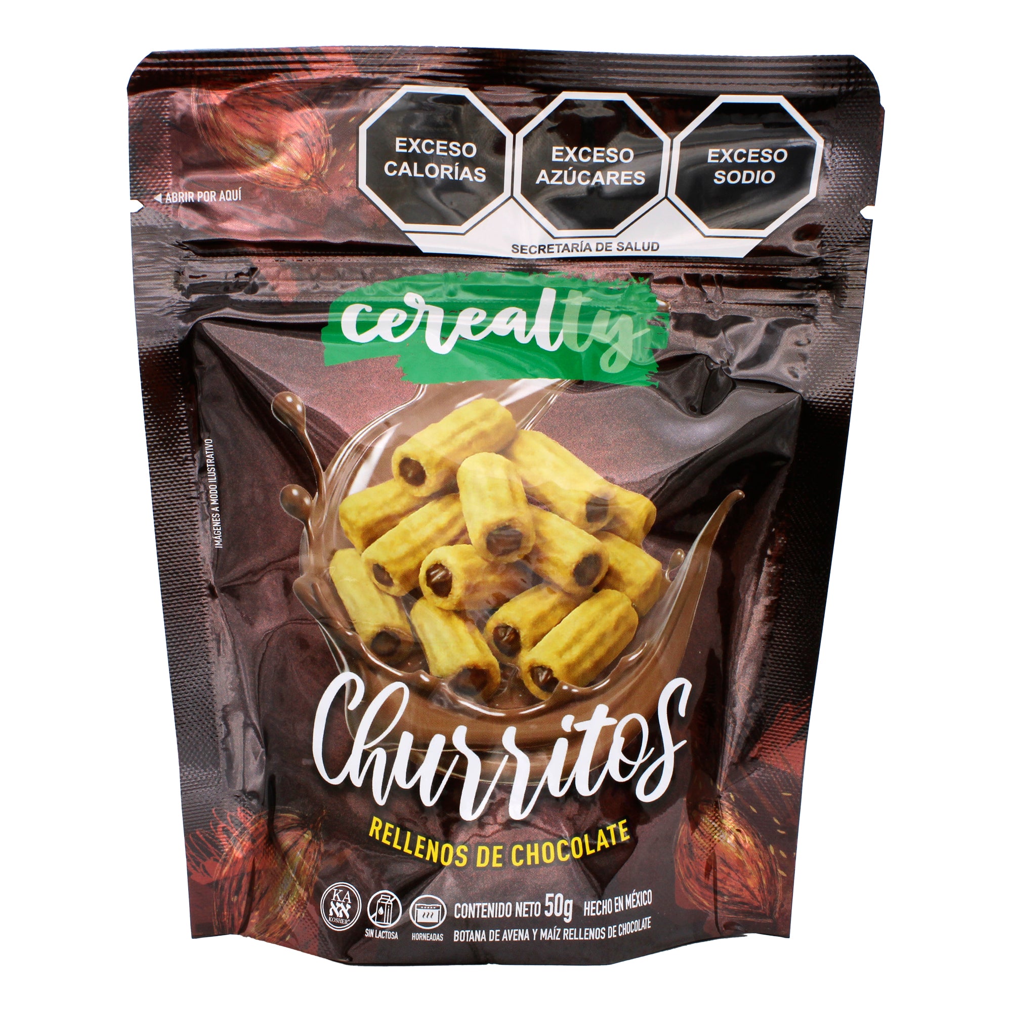 Churritos Rellenos De Chocolate 50 G