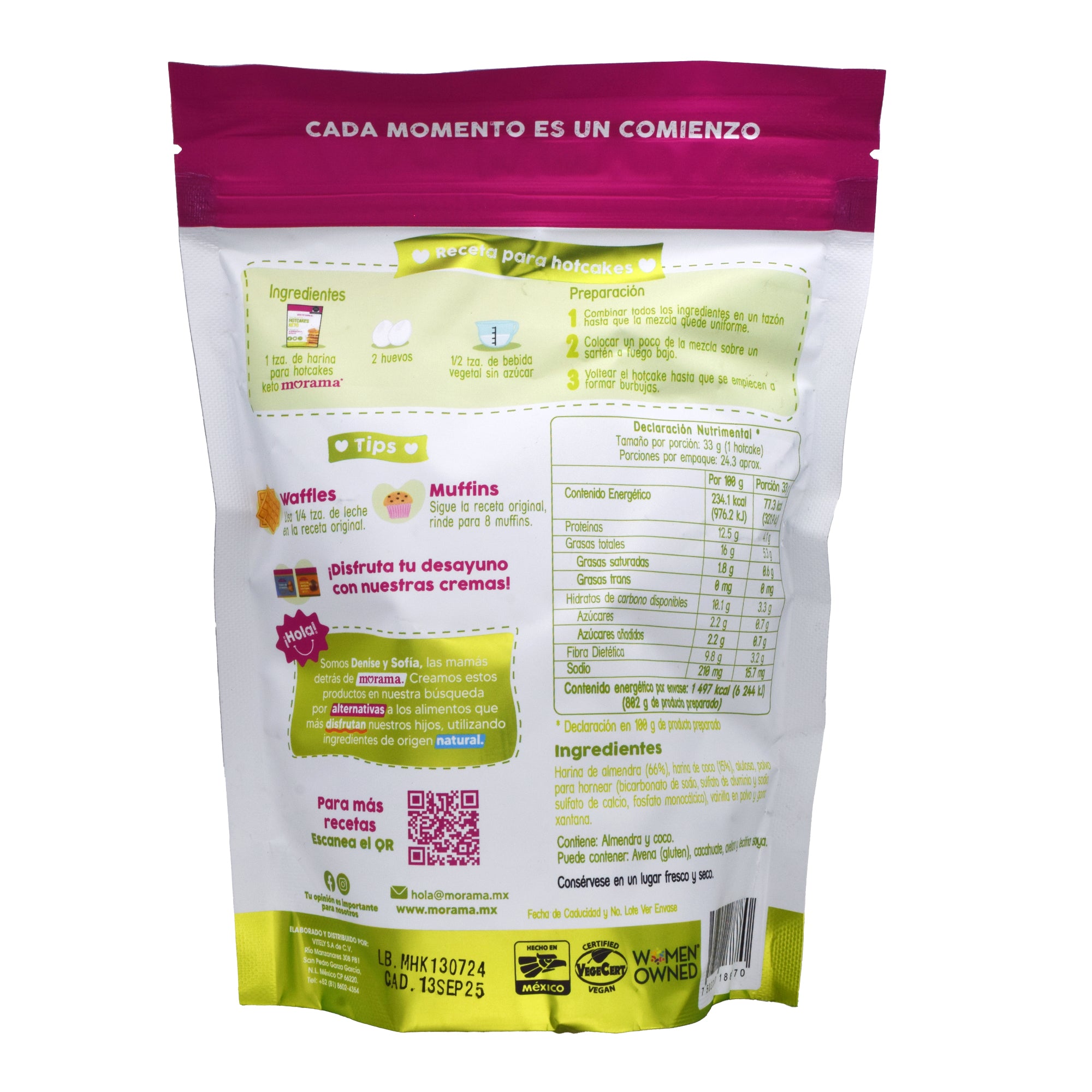 Harina Para Hot Cakes Keto 350 G