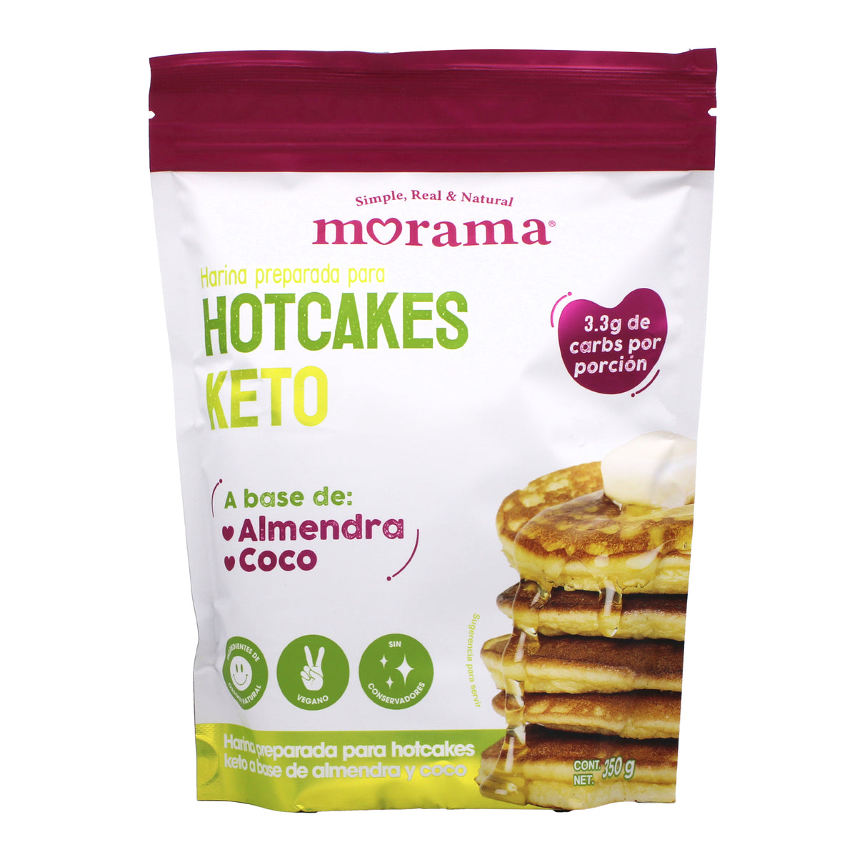 Harina Para Hot Cakes Keto 350 G